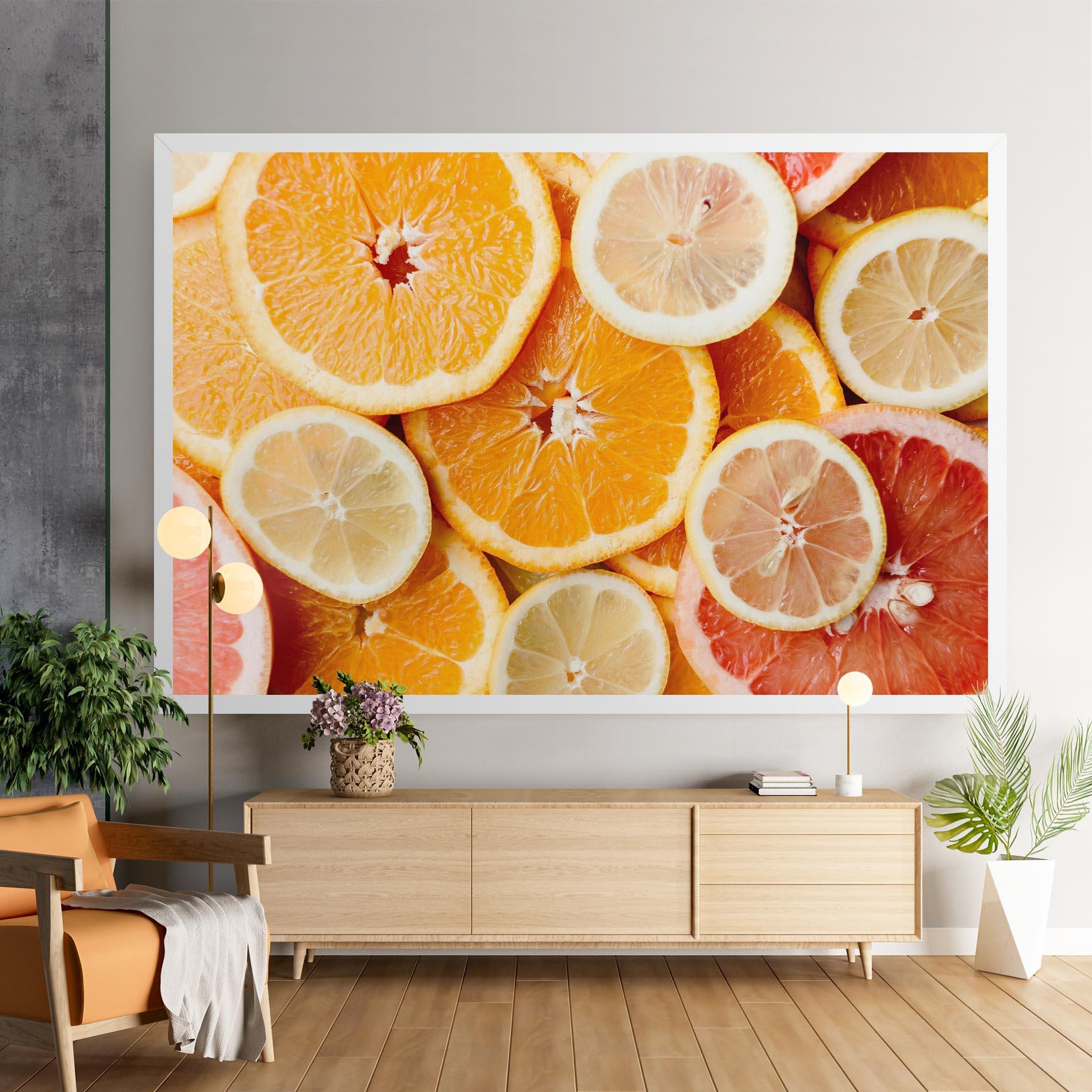 Tablou Canvas Citrus Fruits mockup 9