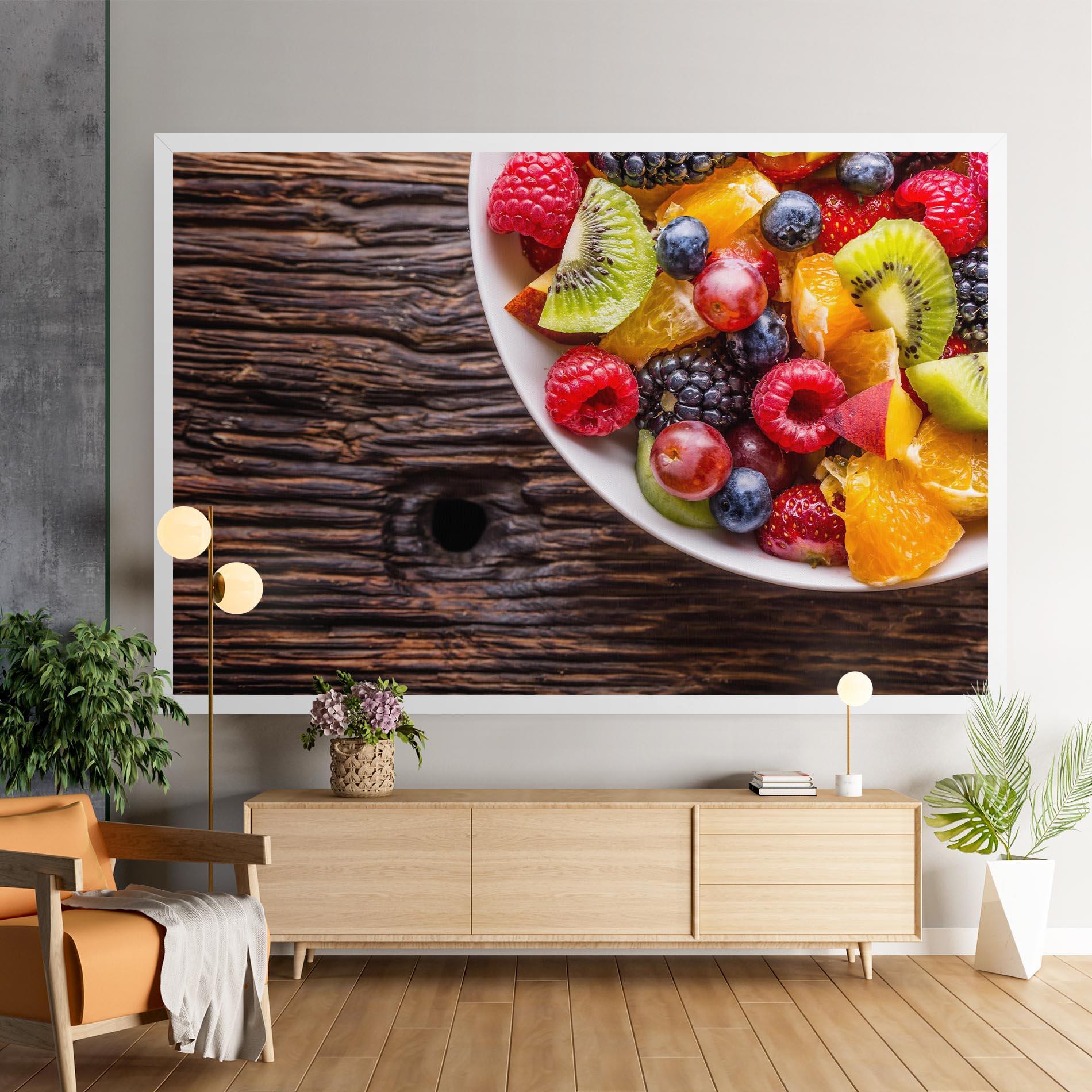 Tablou Canvas Fresh Fruit Salad mockup 9
