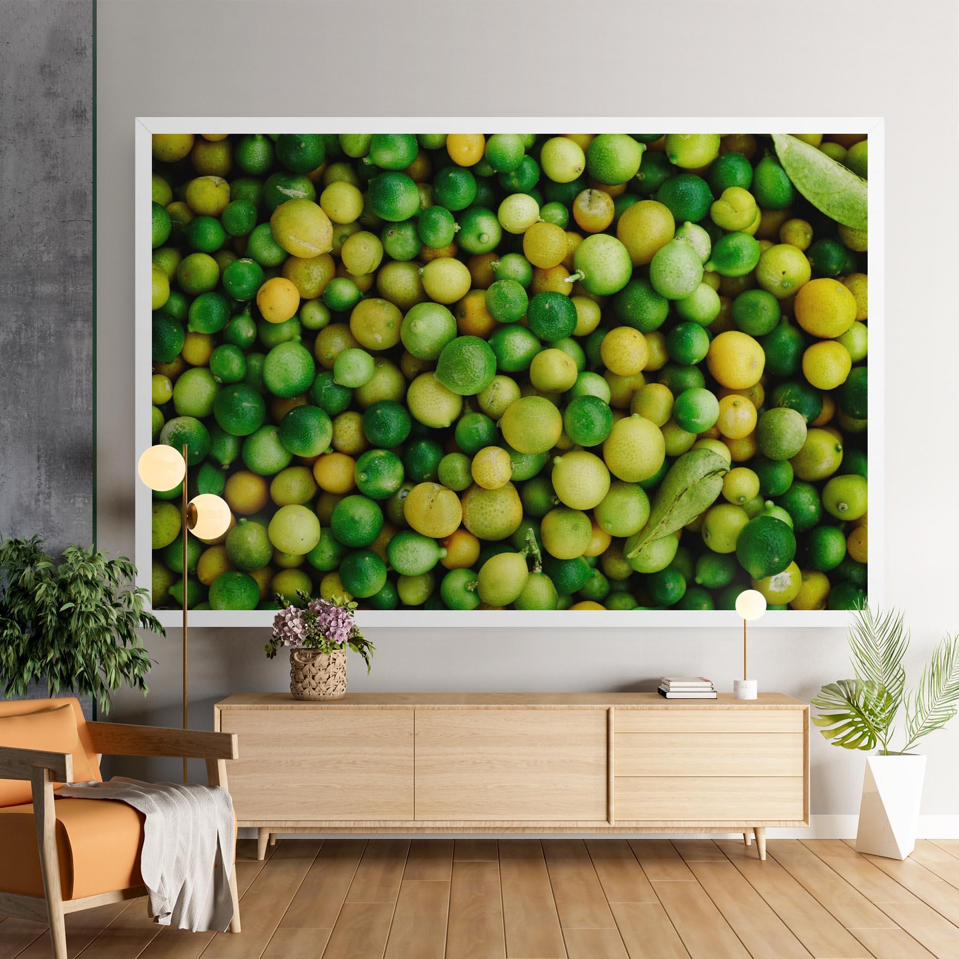 Tablou Canvas Green Lime mockup 9