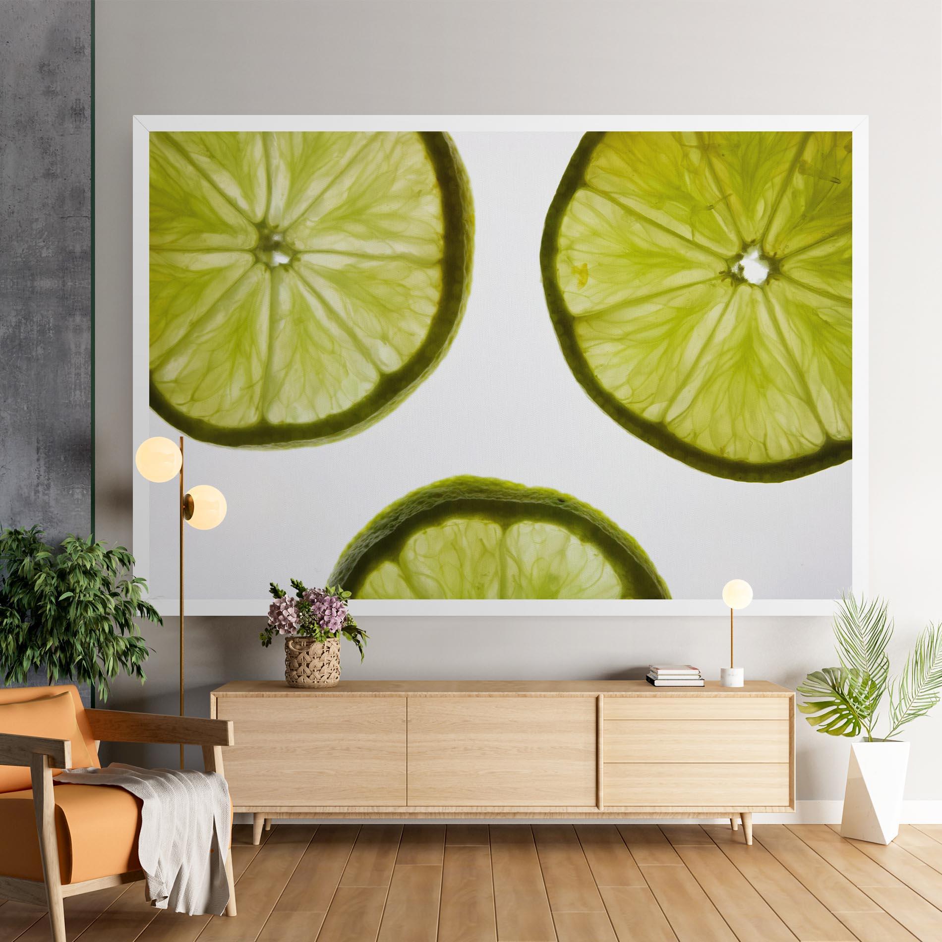 Tablou Canvas Lime Slice mockup 9
