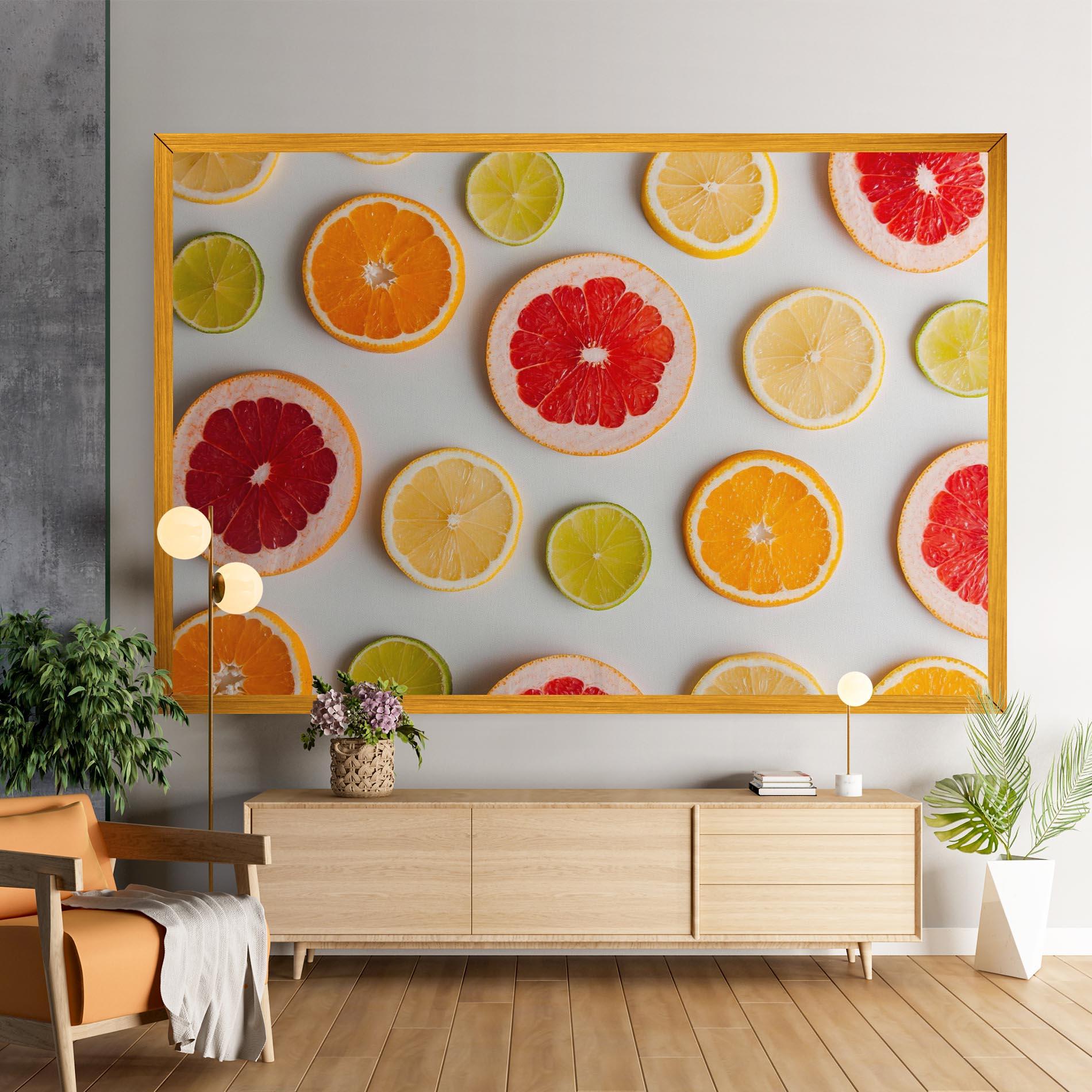 Tablou Canvas Grapefruit Mix mockup 9