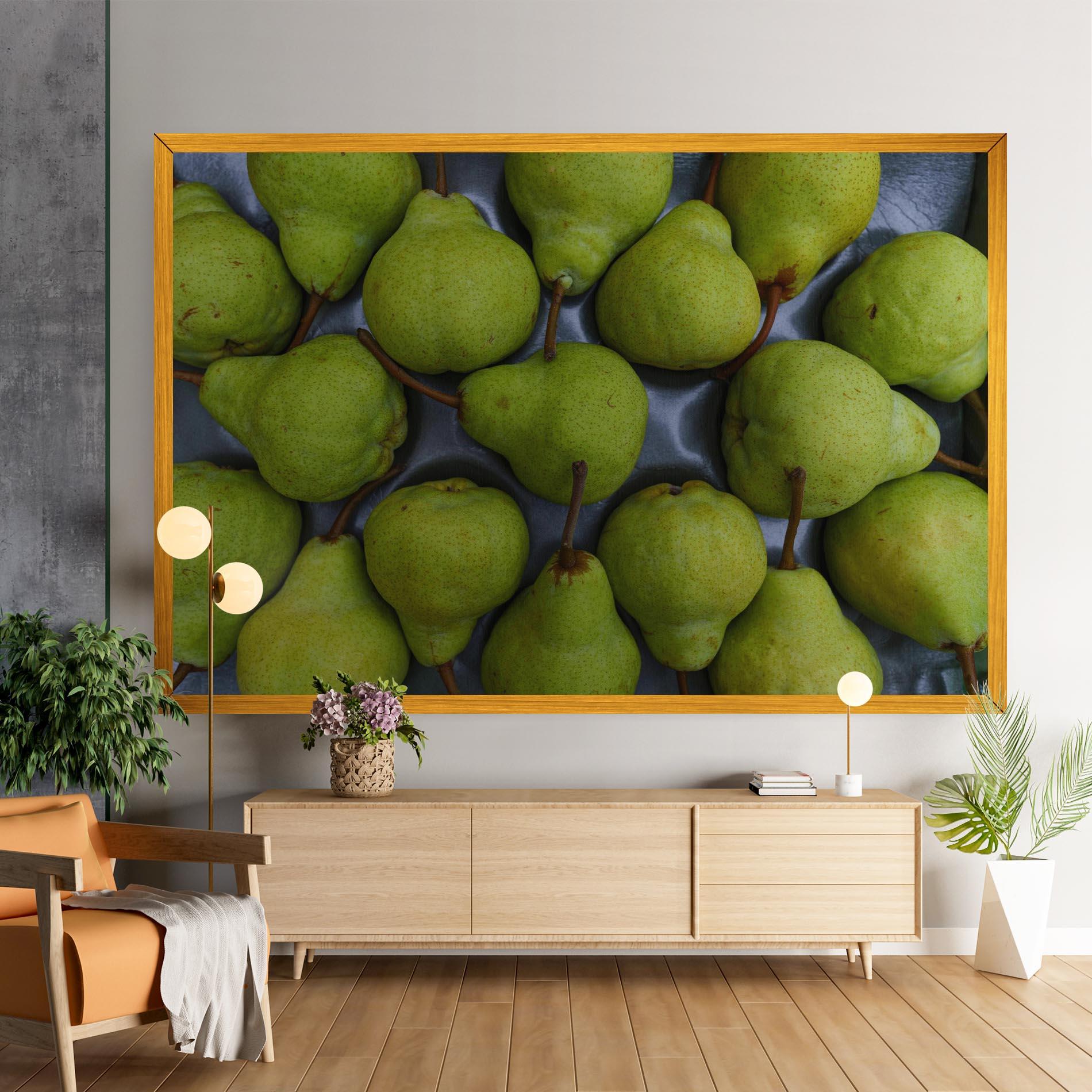 Tablou Canvas Green Pear mockup 9