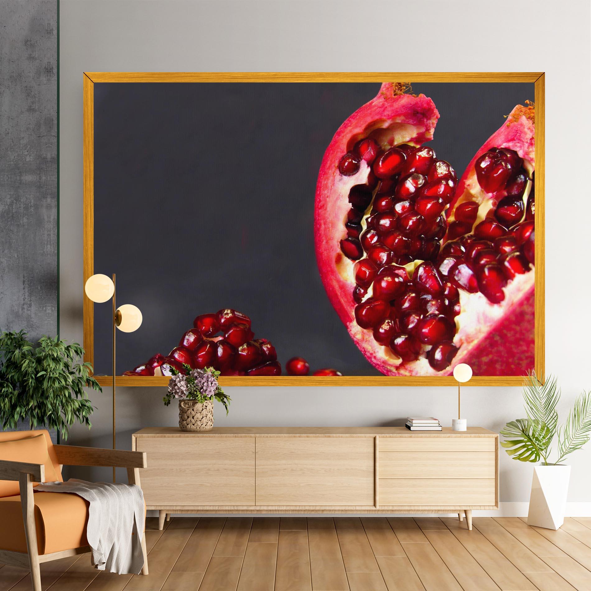 Tablou Canvas Open Pomegranate mockup 9