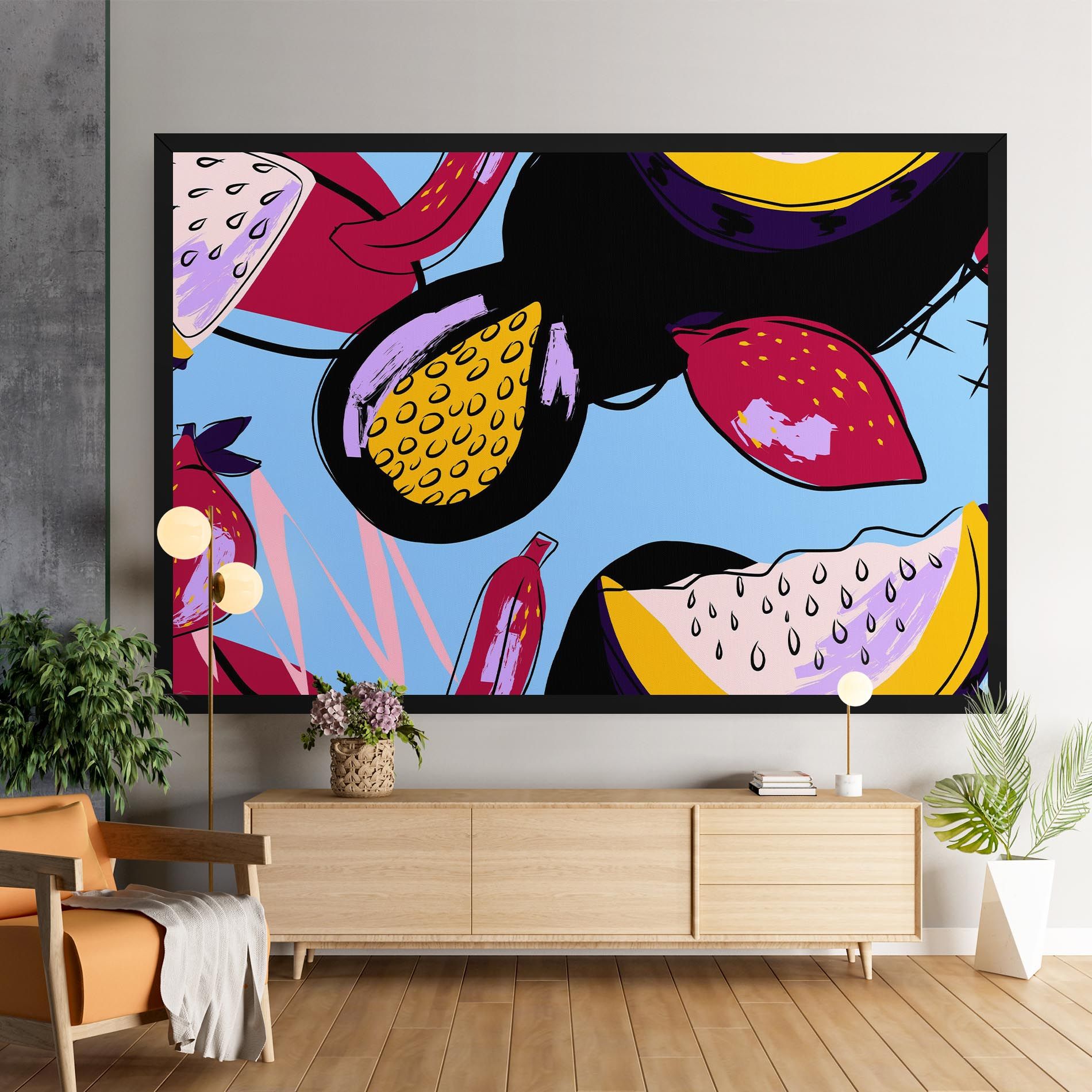 Colorful Fruits mockup 9