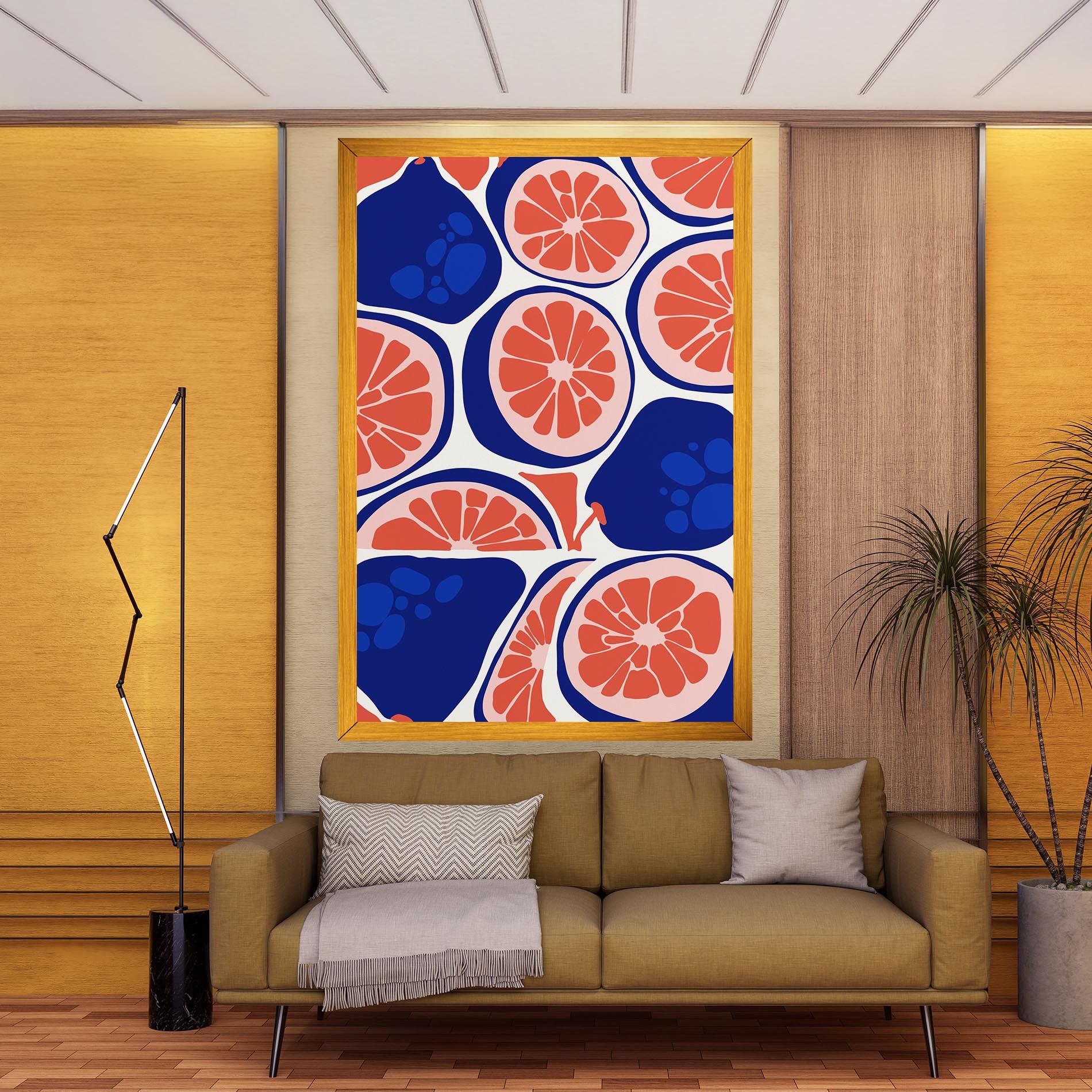 Blue Pink Fruit mockup 9