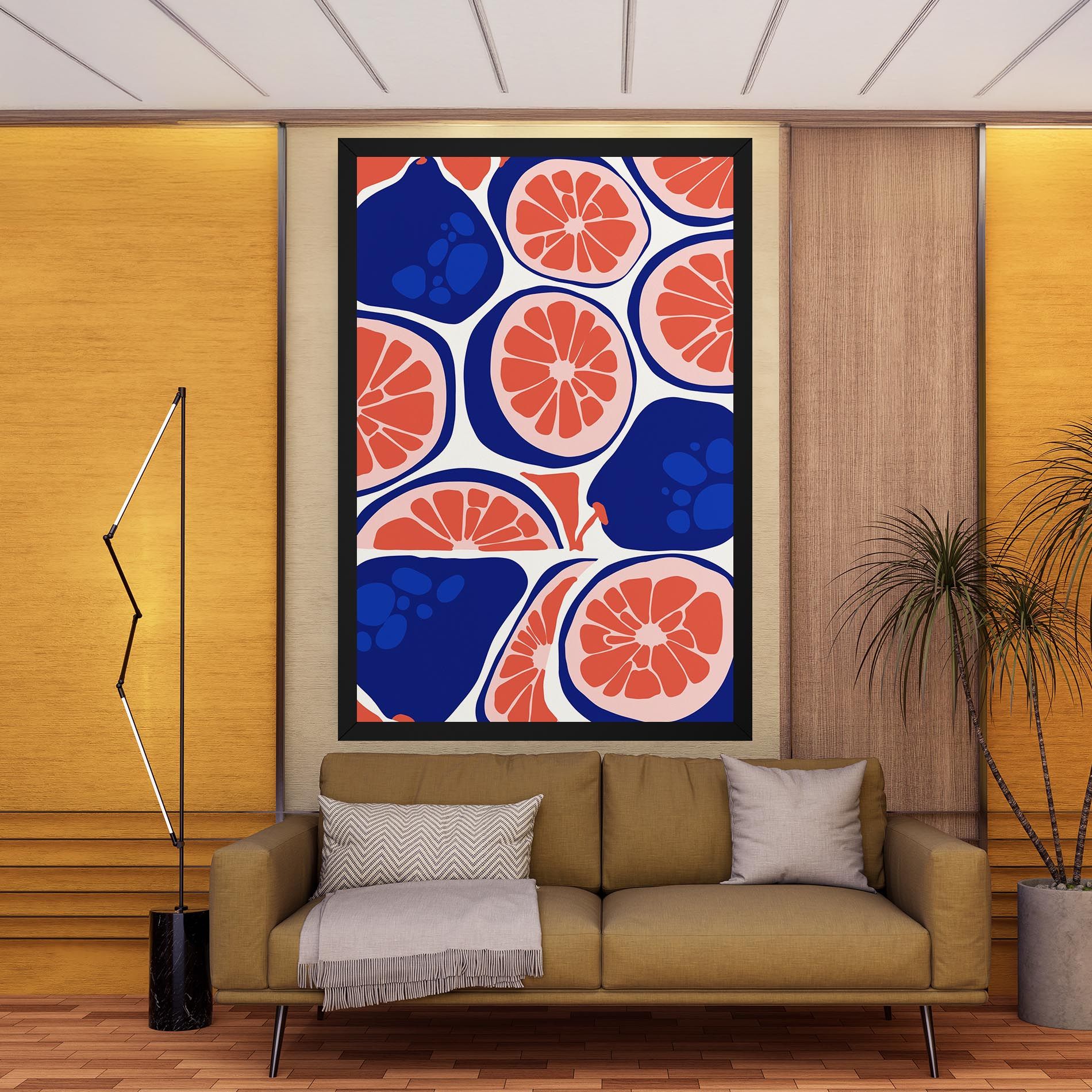 Blue Pink Fruit mockup 9