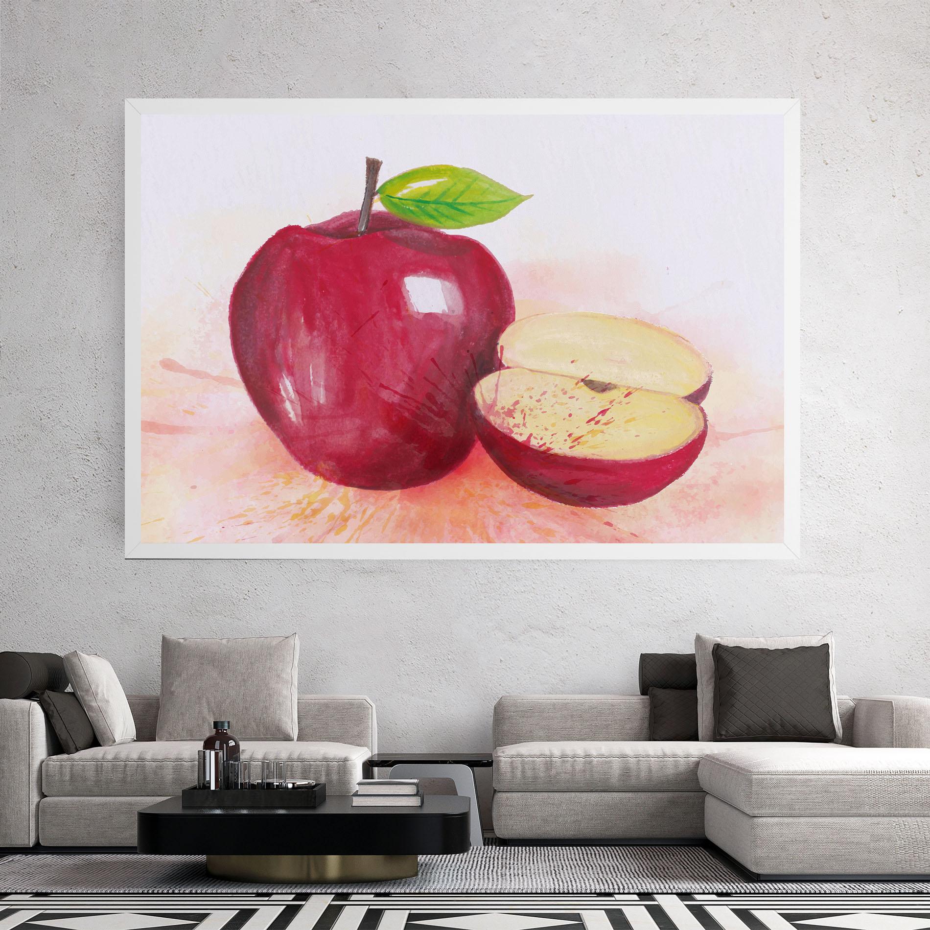 Tablou Canvas Apple Art mockup 2