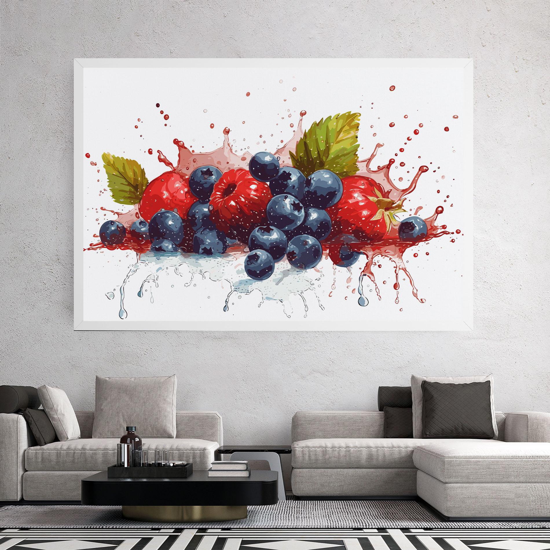 Tablou Canvas Berries Art mockup 2