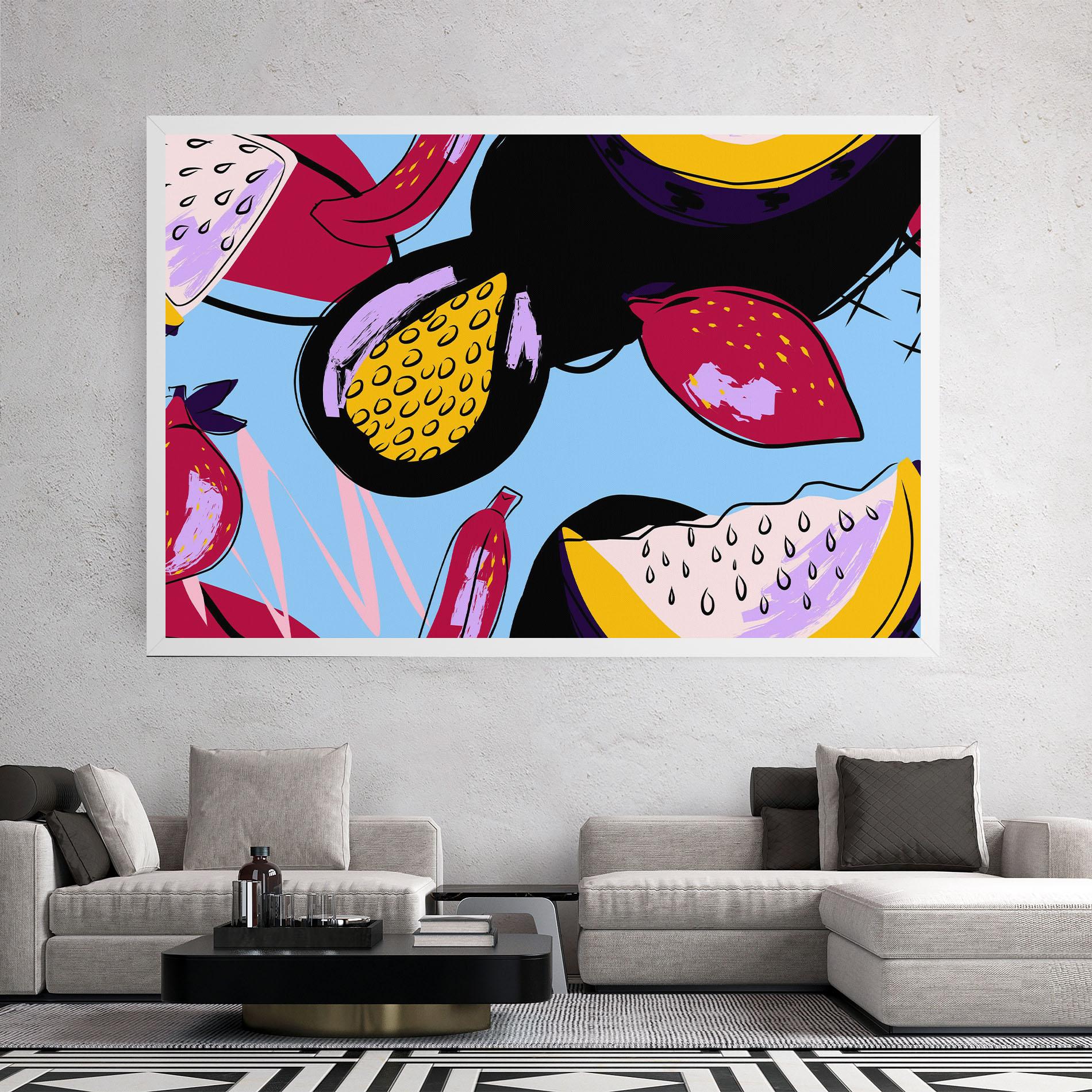 Tablou Canvas Colorful Fruits mockup 2