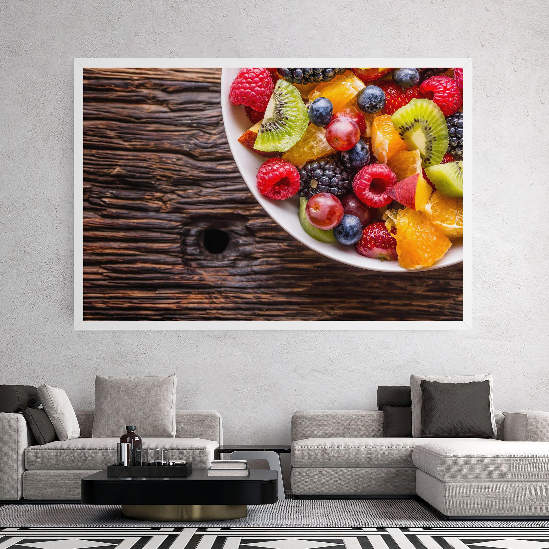 Tablou Canvas Fresh Fruit Salad mockup 2