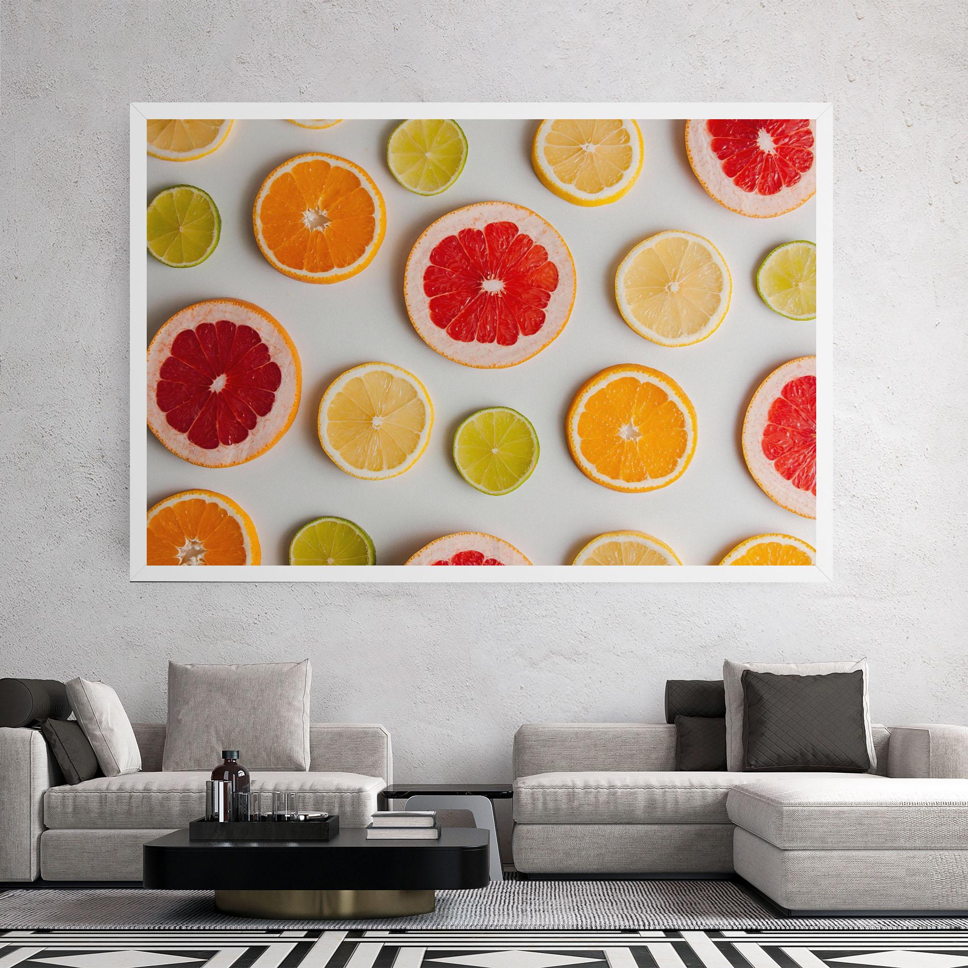 Tablou Canvas Grapefruit Mix mockup 2