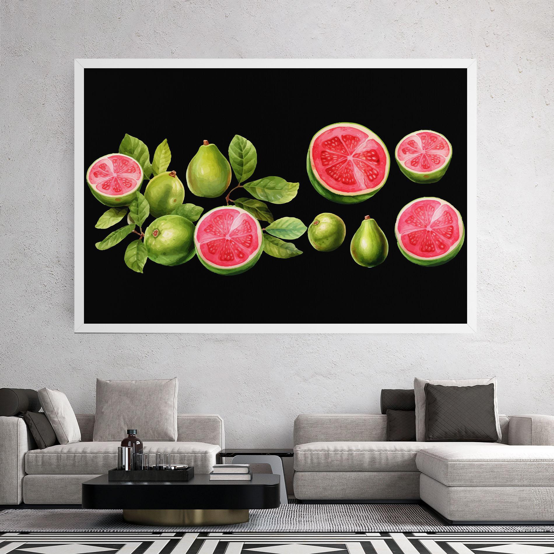 Tablou Canvas Green Fruit mockup 2