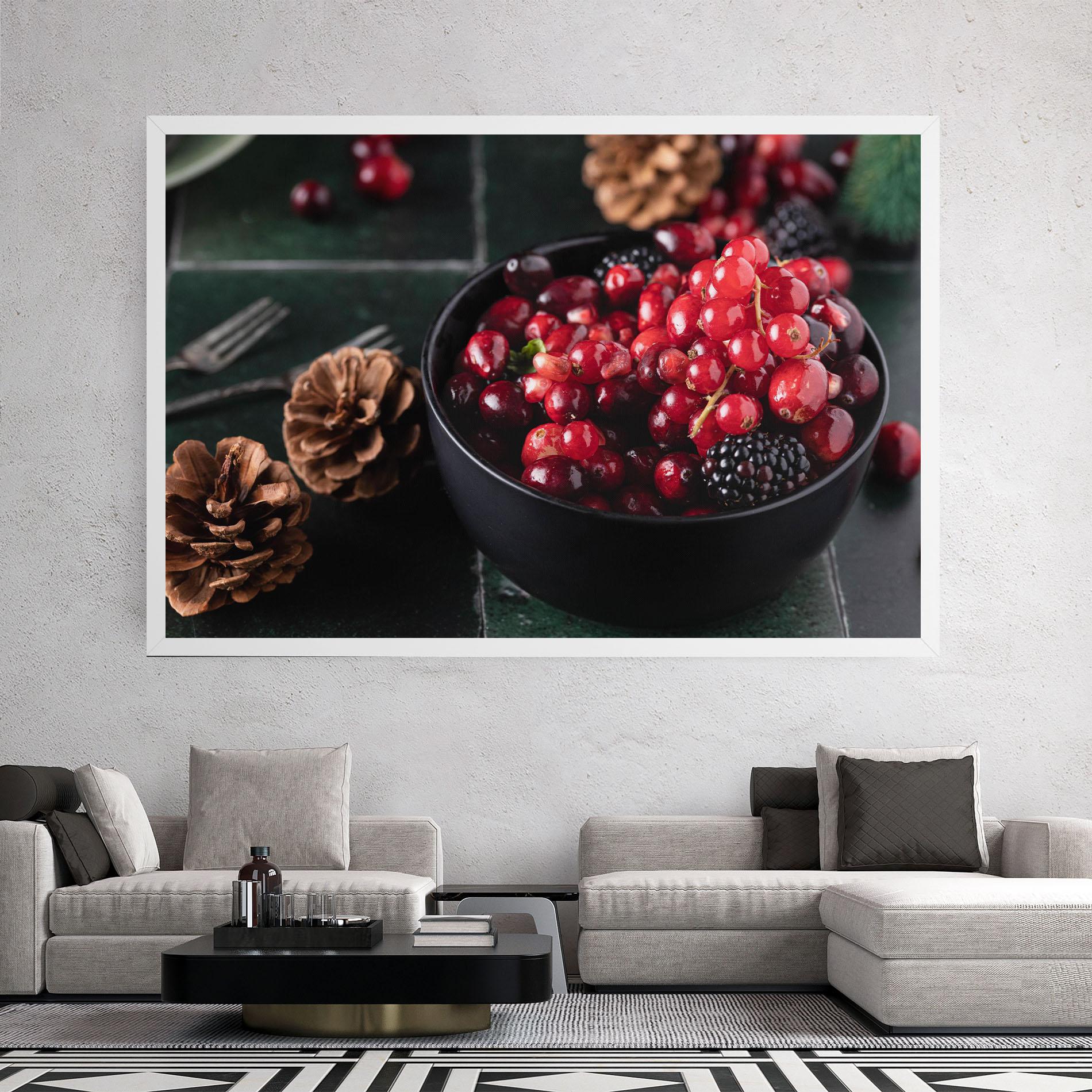 Tablou Canvas Red Berries mockup 2