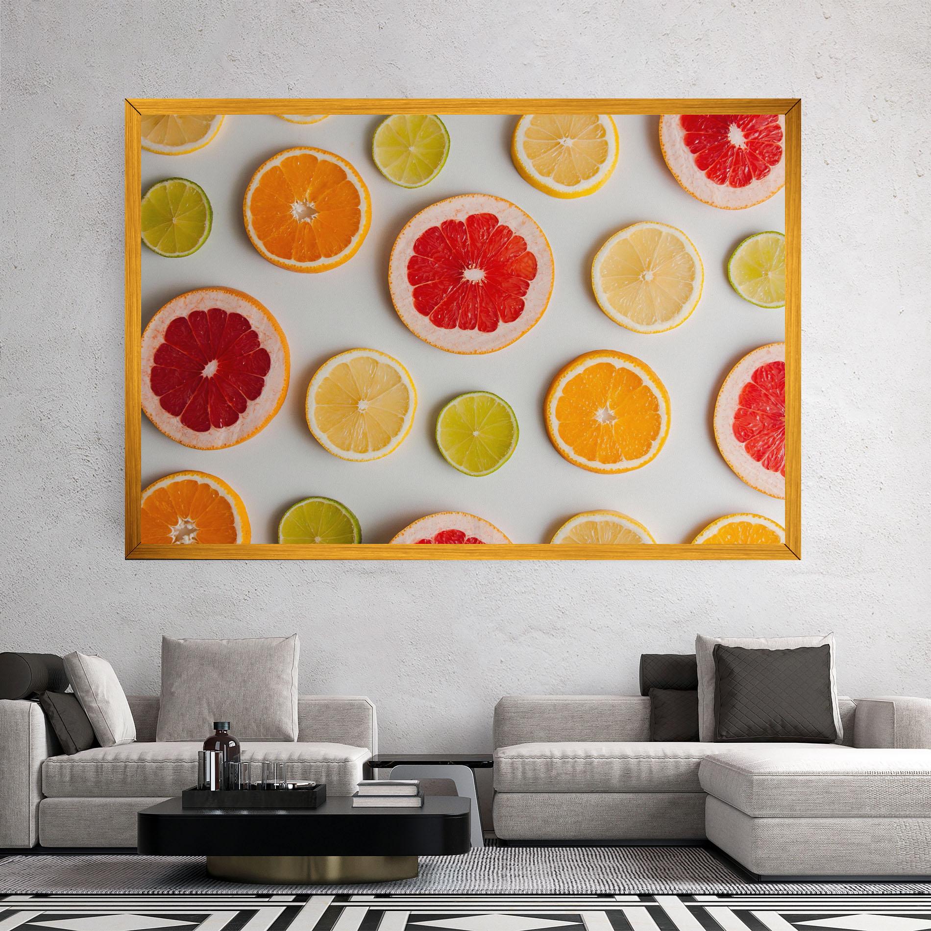 Tablou Canvas Grapefruit Mix mockup 2