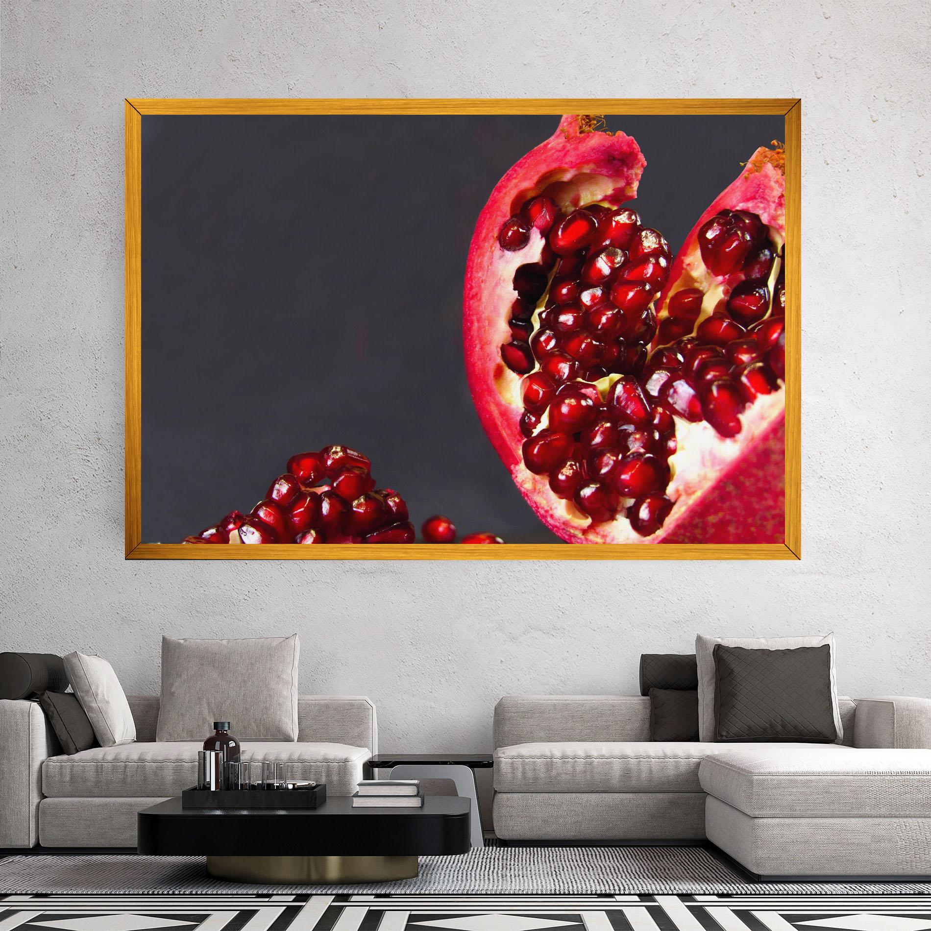 Tablou Canvas Open Pomegranate mockup 2