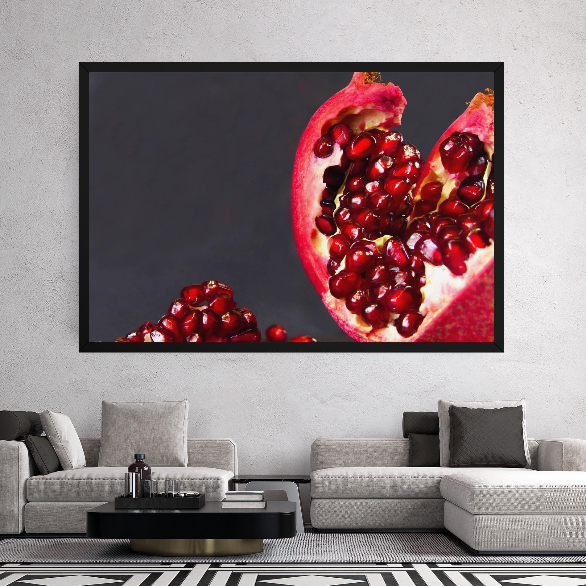 Tablou Canvas Open Pomegranate mockup 2