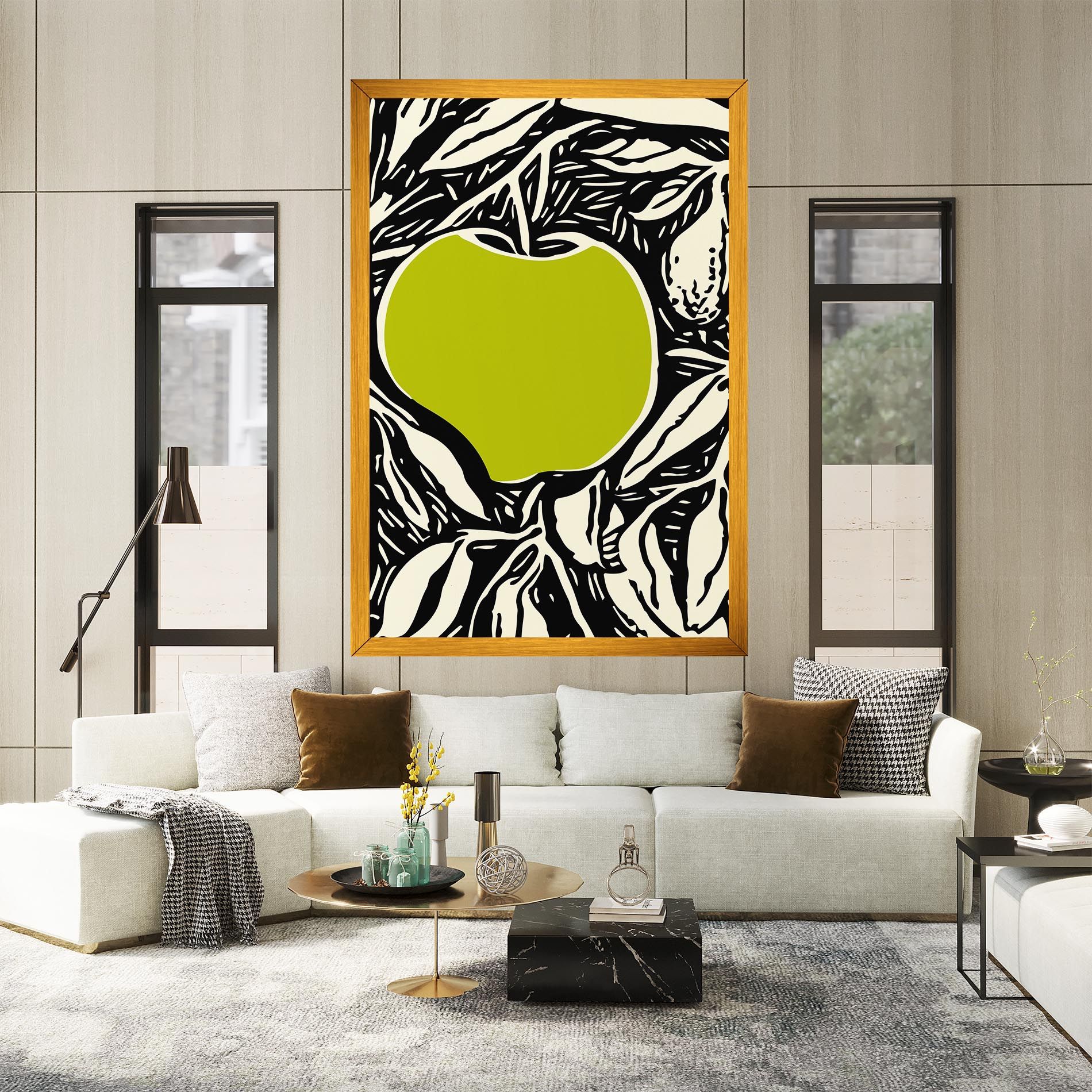 Green Apple mockup 2