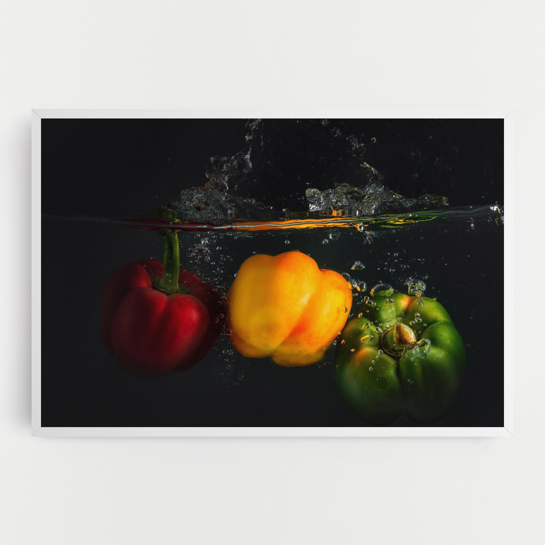 Tablou Canvas Cool Bellpepper Splash mockup 0