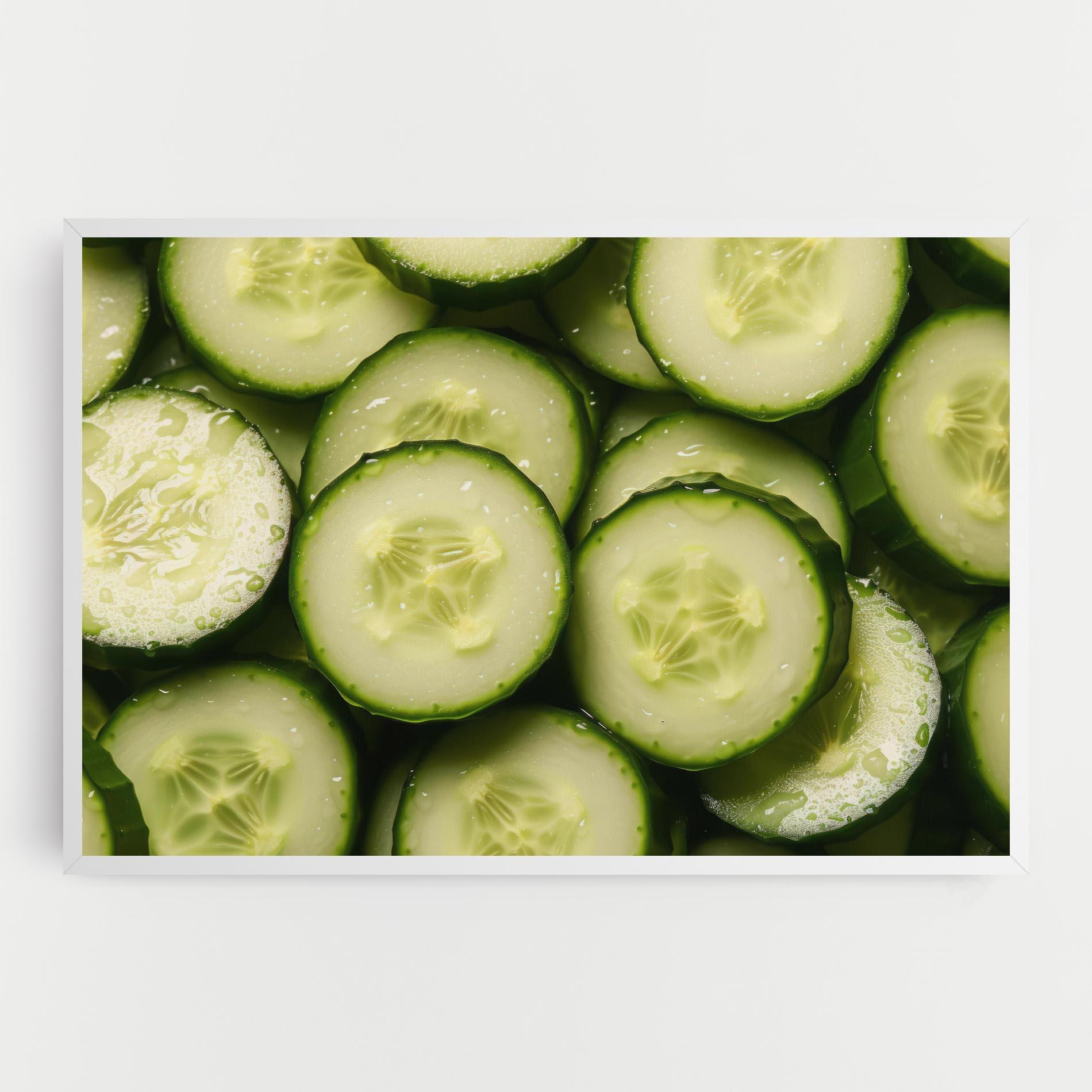 Tablou Canvas Fresh Cucumber mockup 0