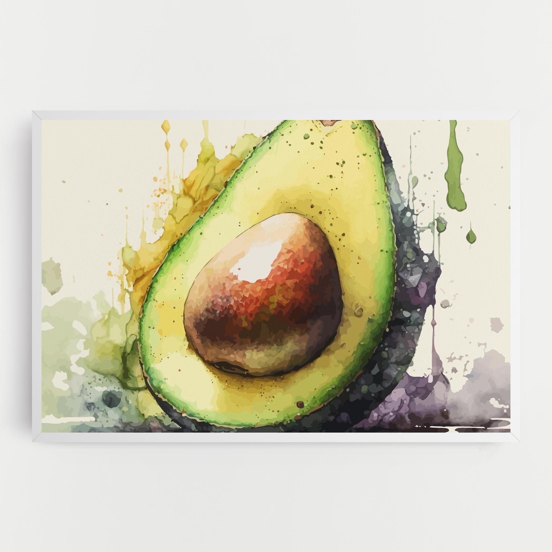 Tablou Canvas Green Avocado Art mockup 0