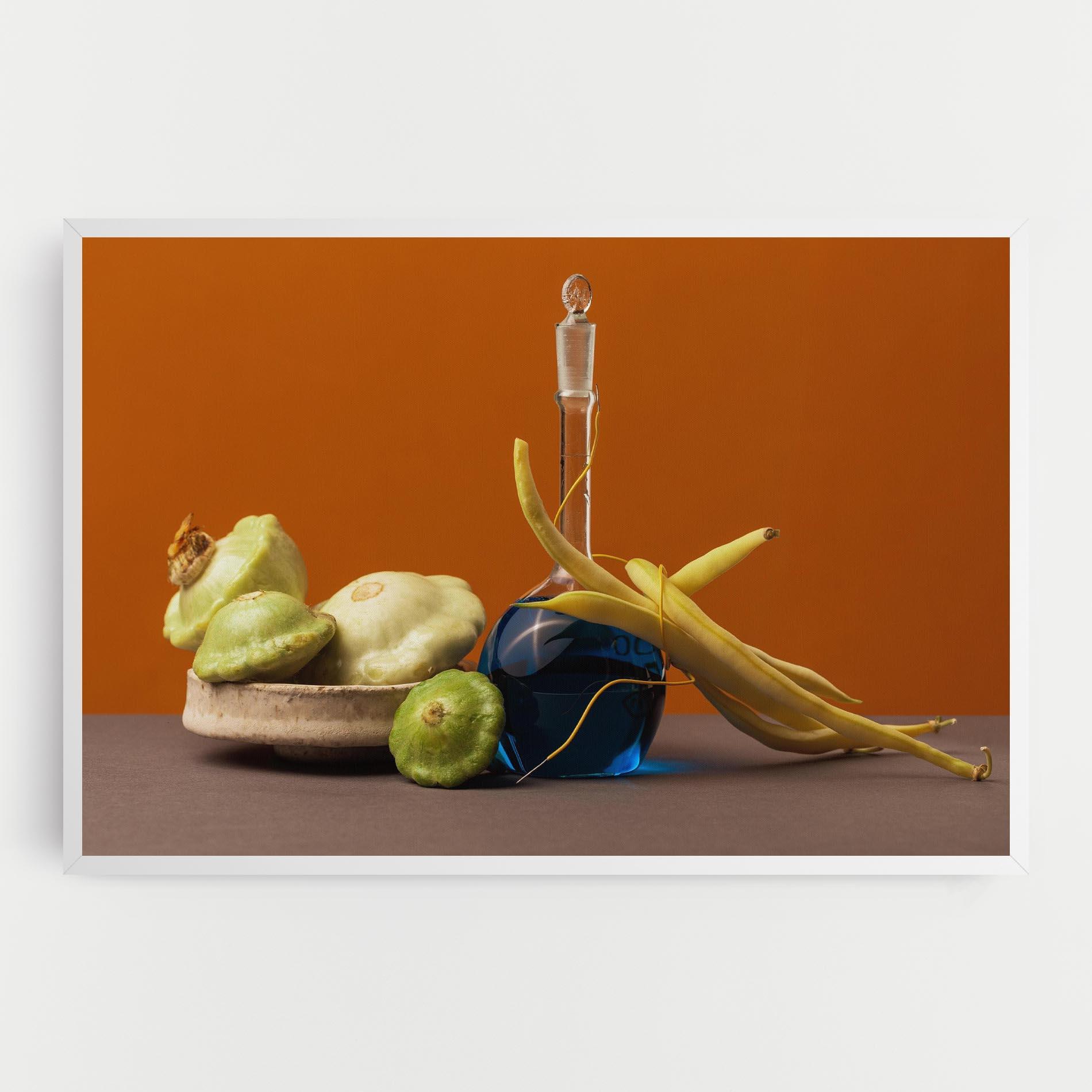 Tablou Canvas Vegetables Blue Liquid mockup 0