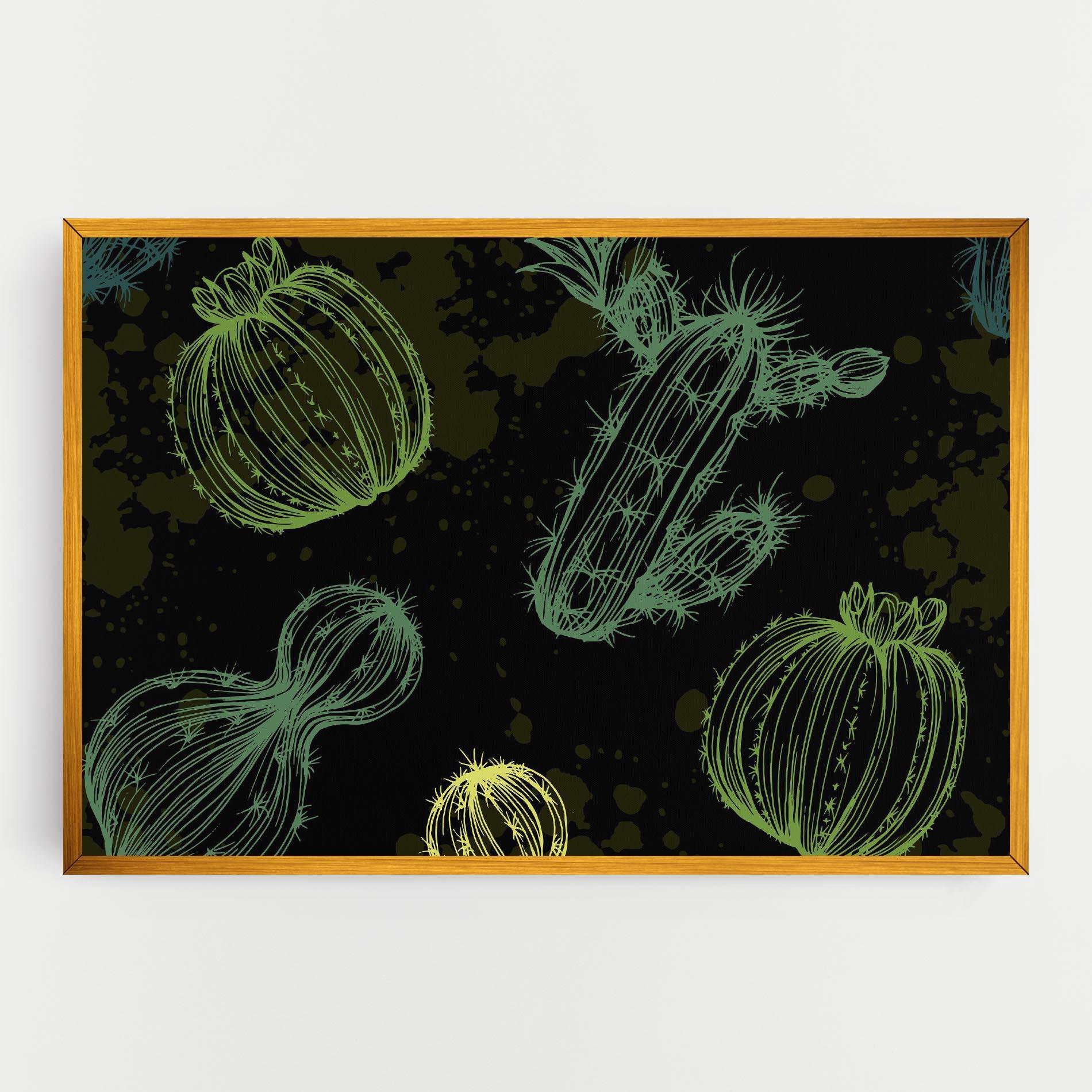 Tablou Canvas Cactus Art mockup 0