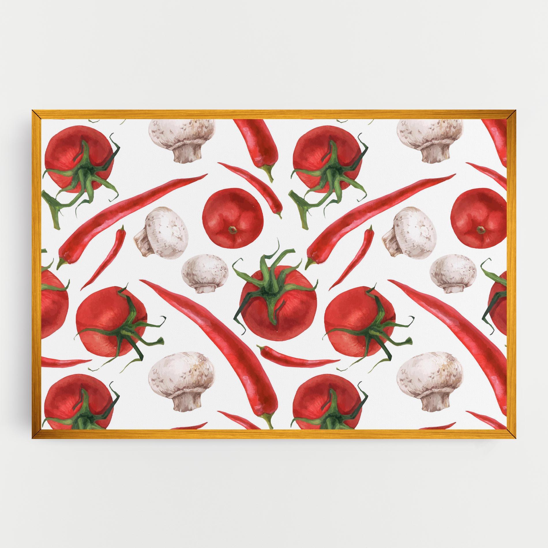 Tablou Canvas Floating Tomato mockup 0