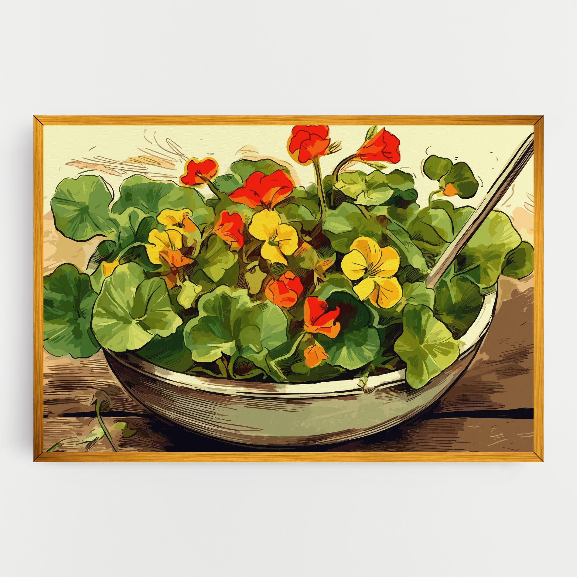 Tablou Canvas Flower Food mockup 0