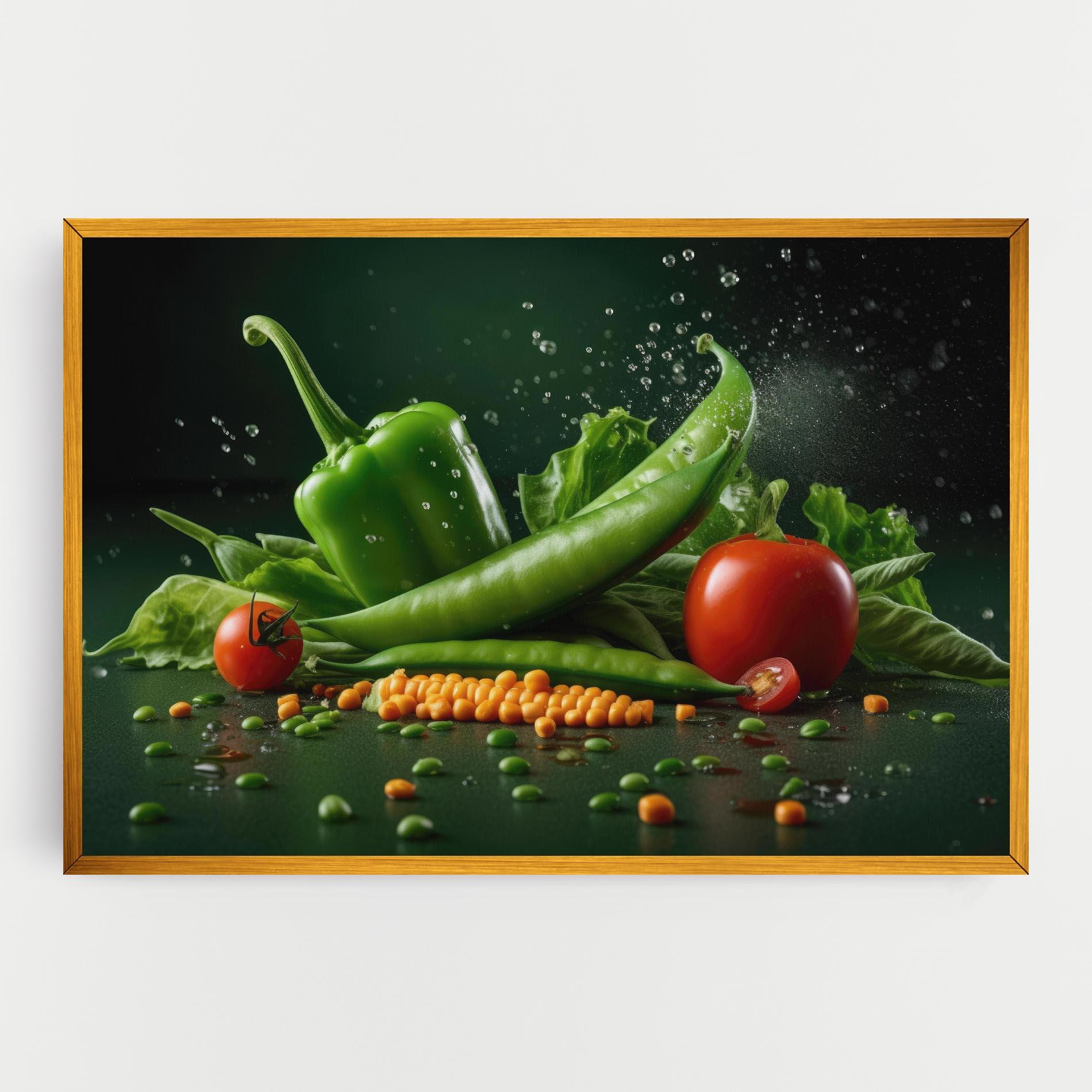 Tablou Canvas Fresh Vegetables mockup 0