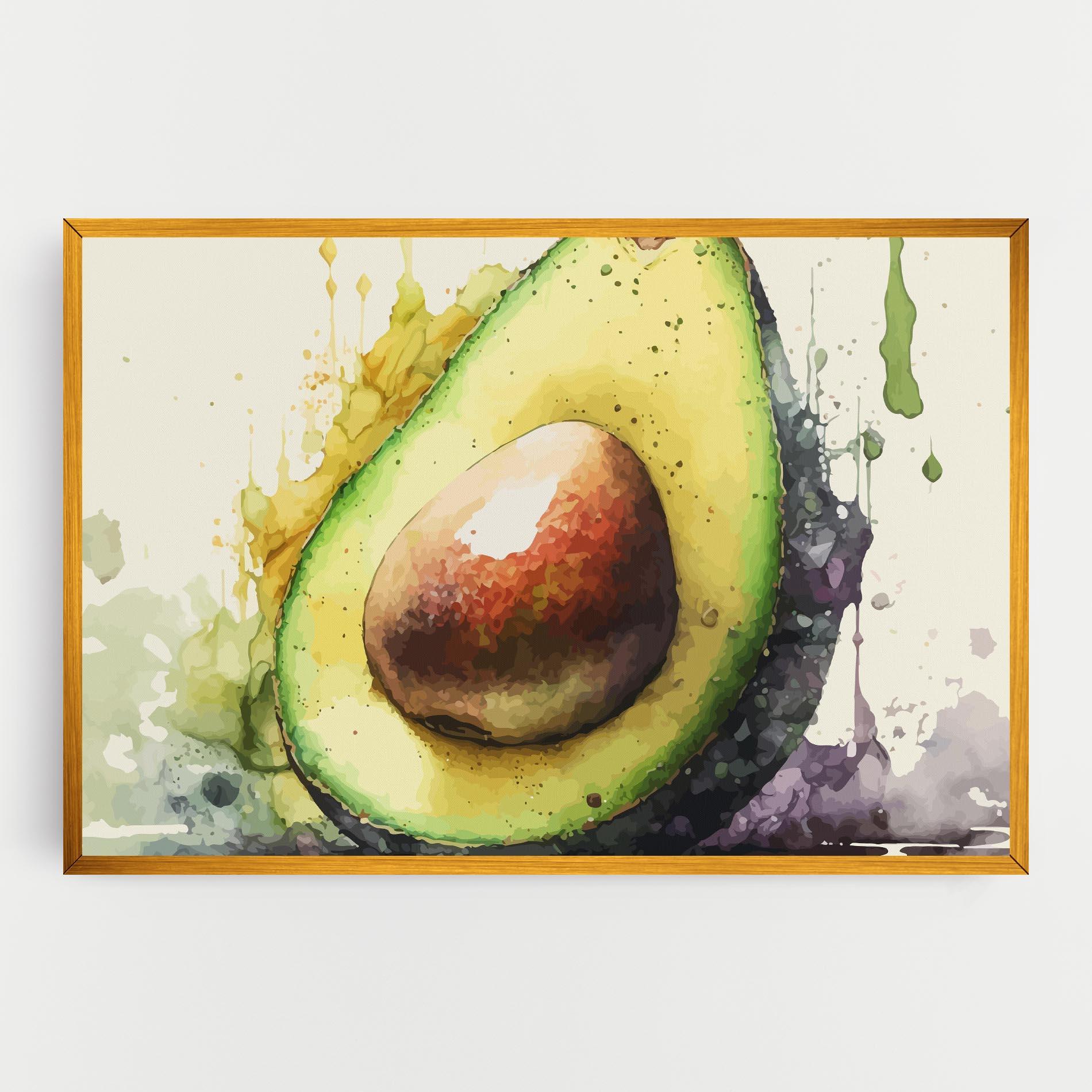 Tablou Canvas Green Avocado Art mockup 0