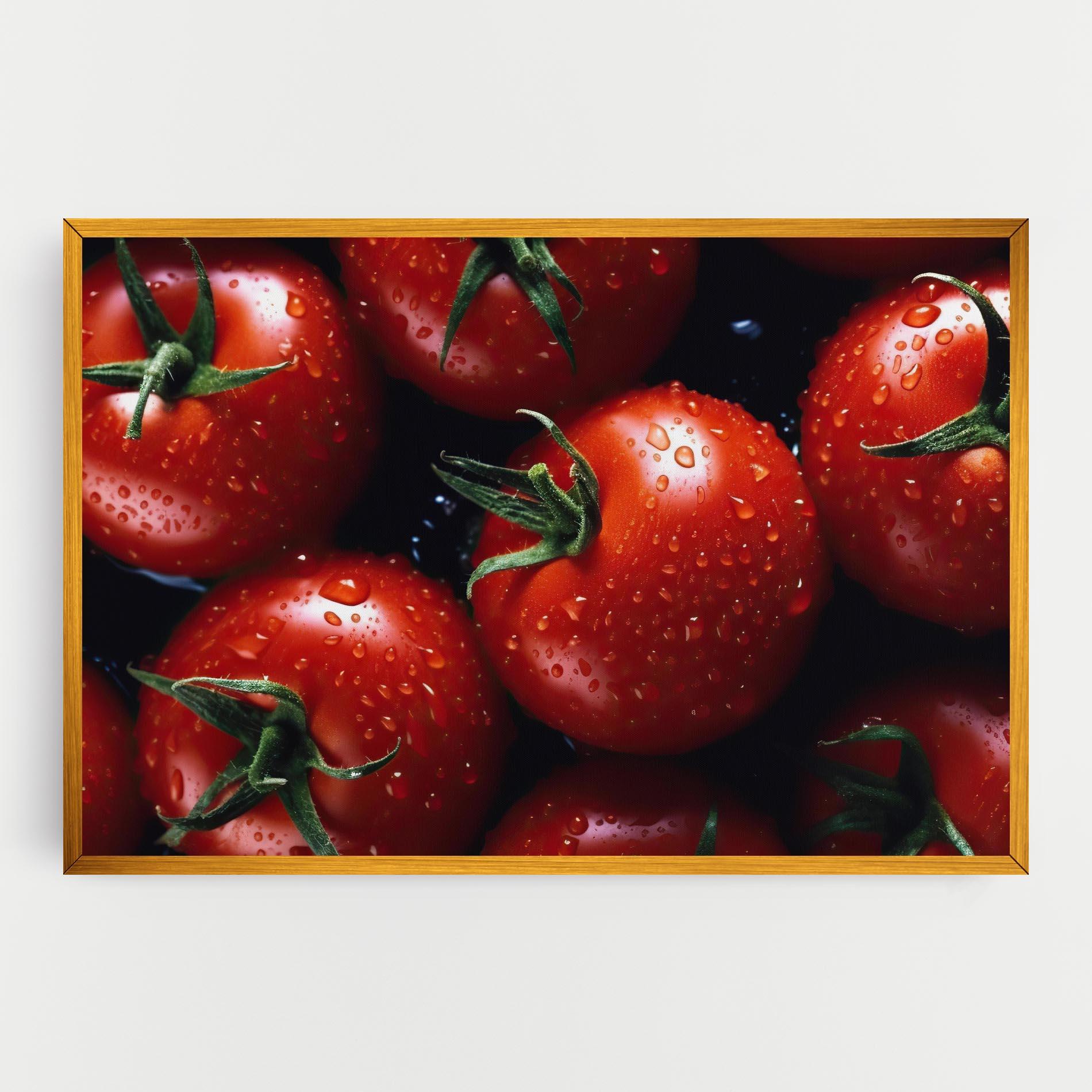 Tablou Canvas Red Wet Tomato mockup 0