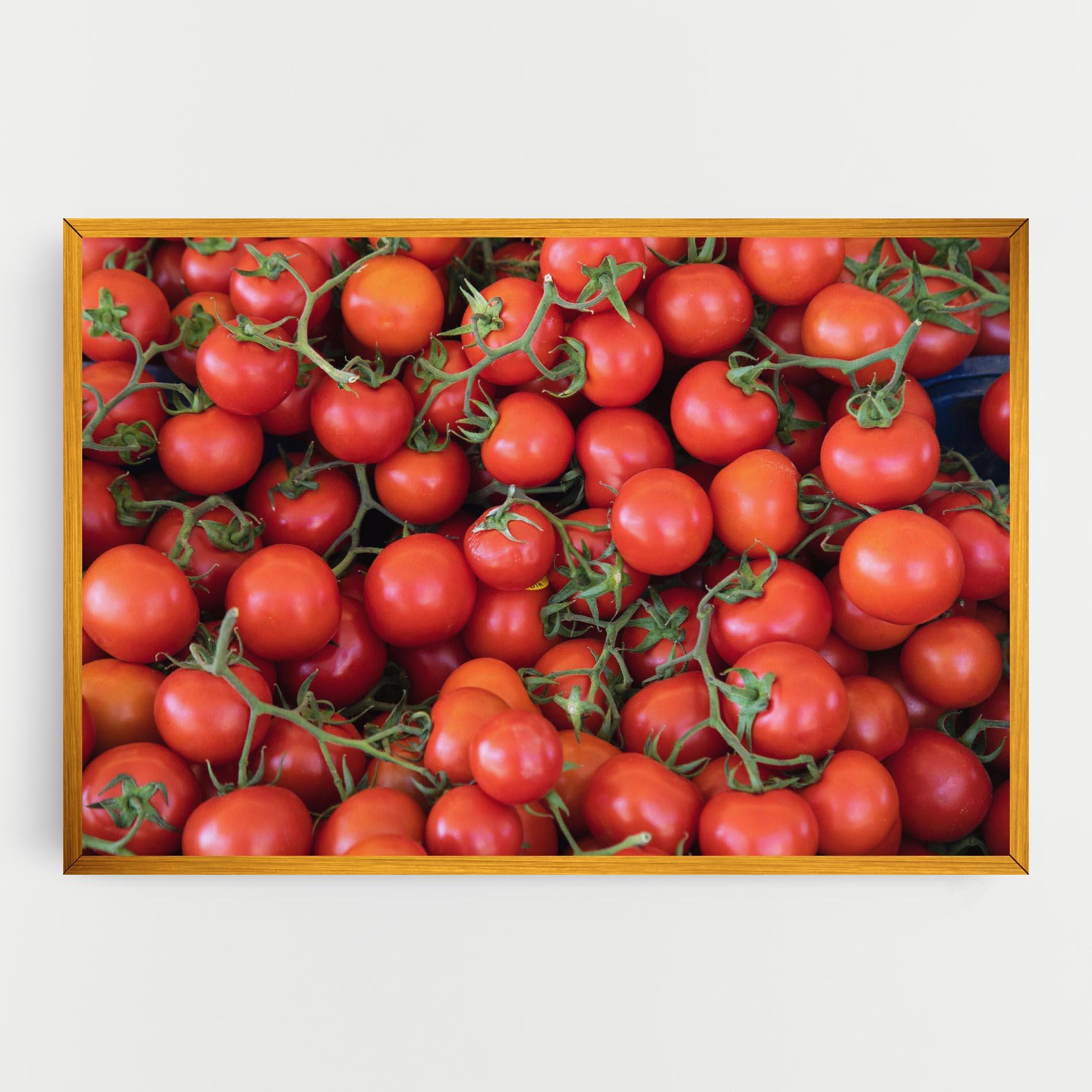 Tablou Canvas Tomato Red Wall mockup 0