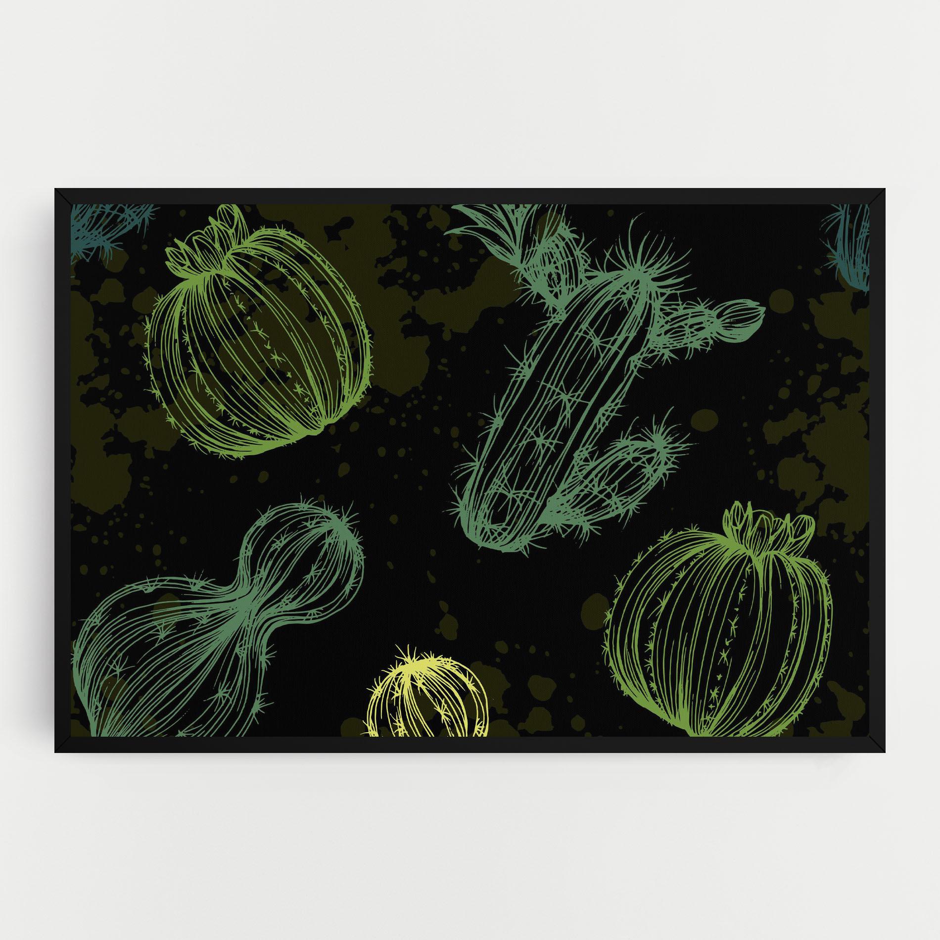 Tablou Canvas Cactus Art mockup 0