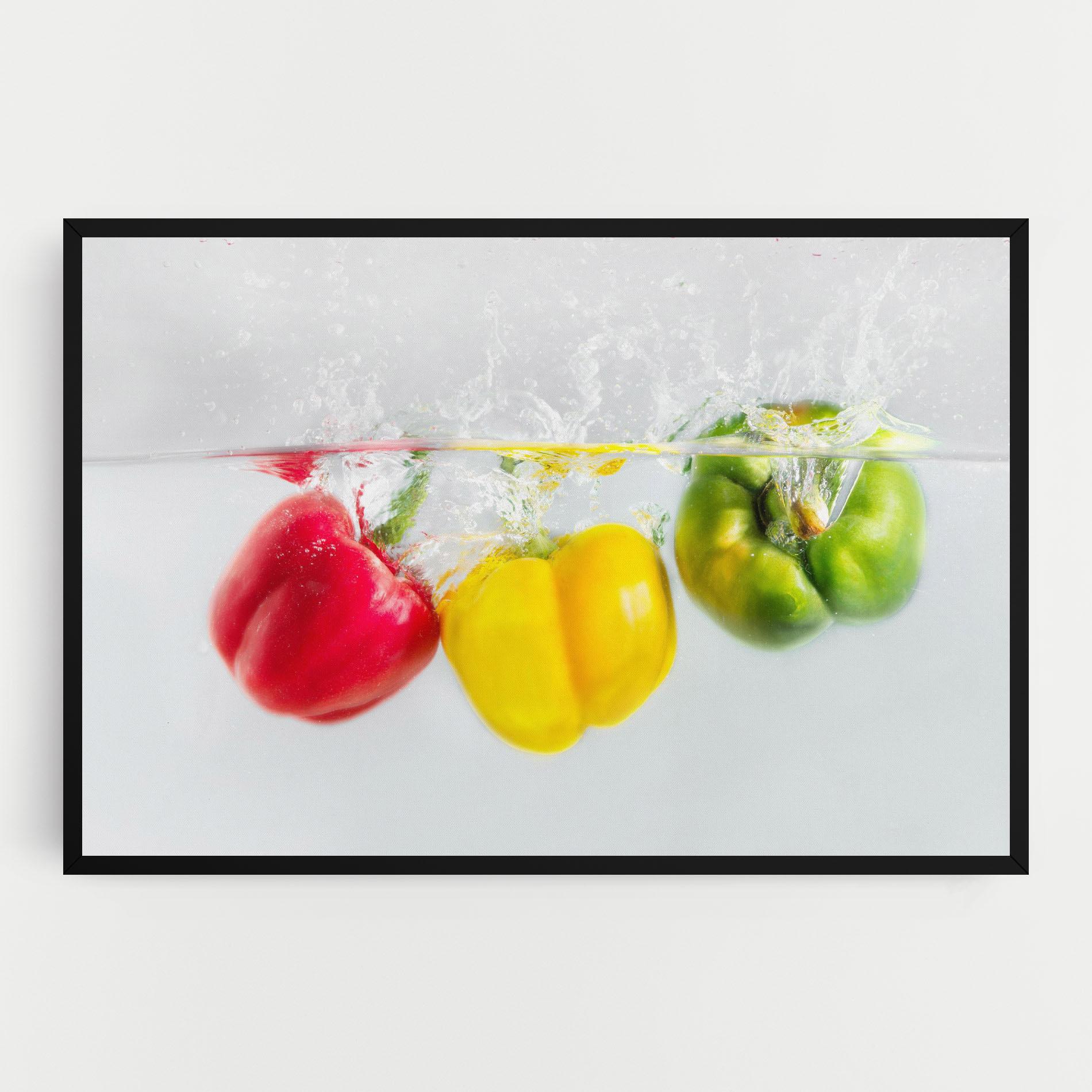 Tablou Canvas Colorful Bellpepper mockup 0