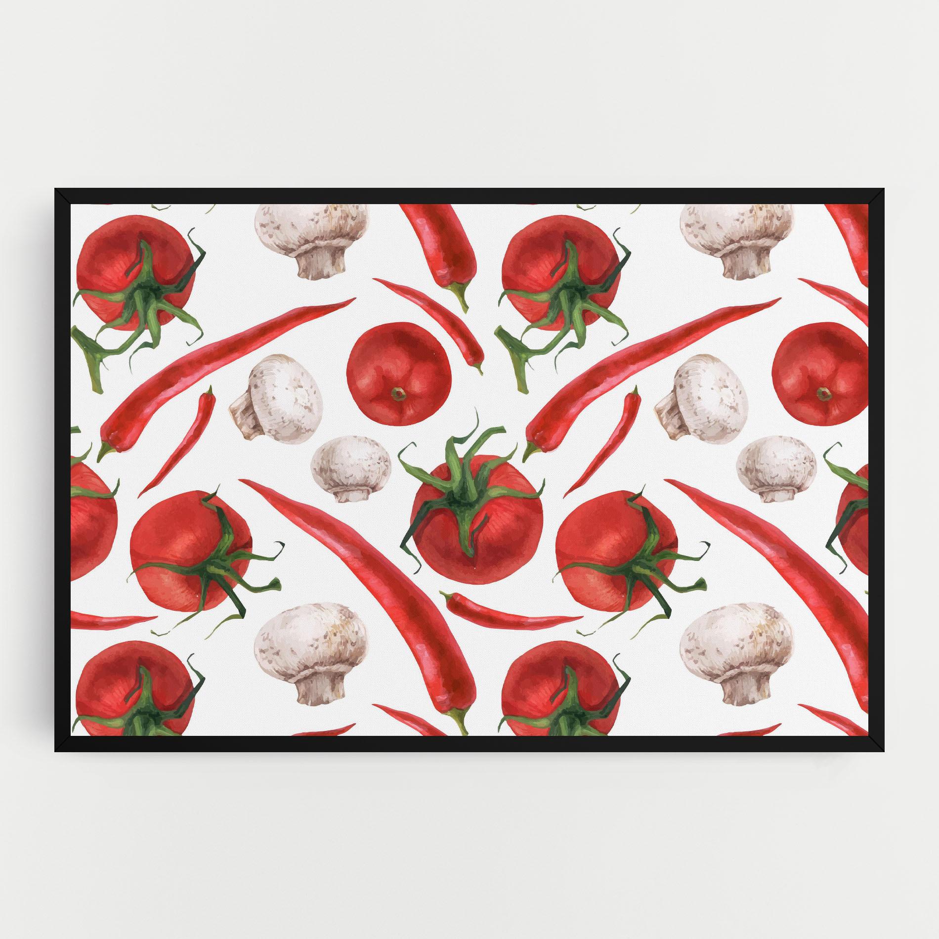 Tablou Canvas Floating Tomato mockup 0