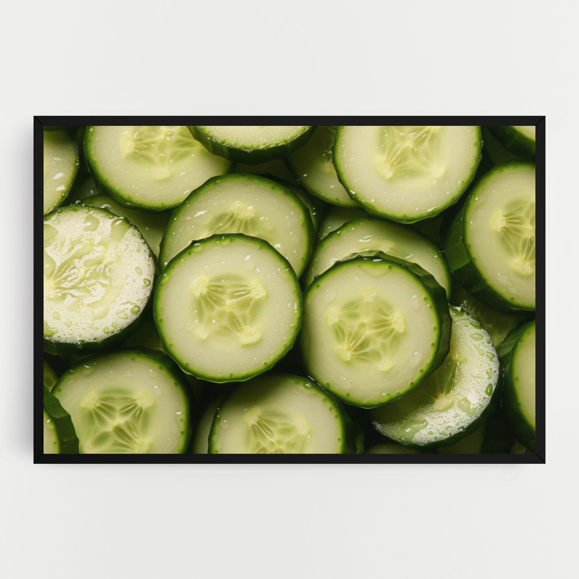 Tablou Canvas Fresh Cucumber mockup 0