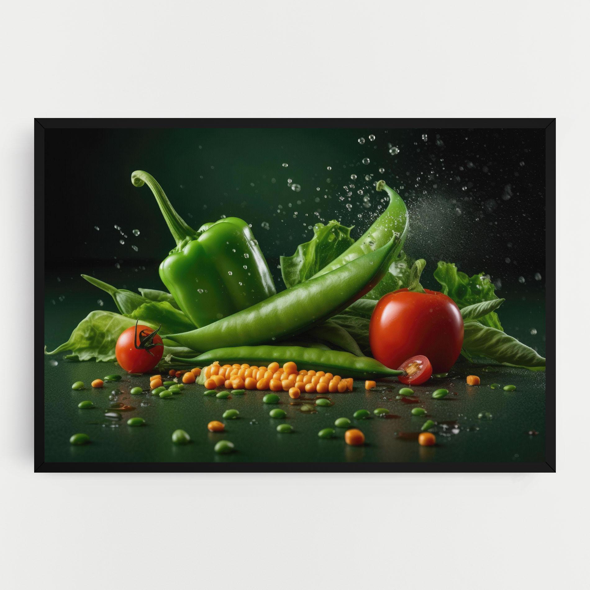 Tablou Canvas Fresh Vegetables mockup 0