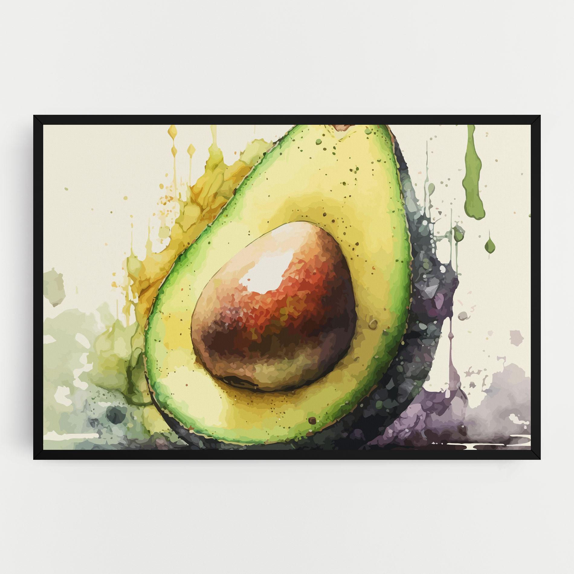 Tablou Canvas Green Avocado Art mockup 0