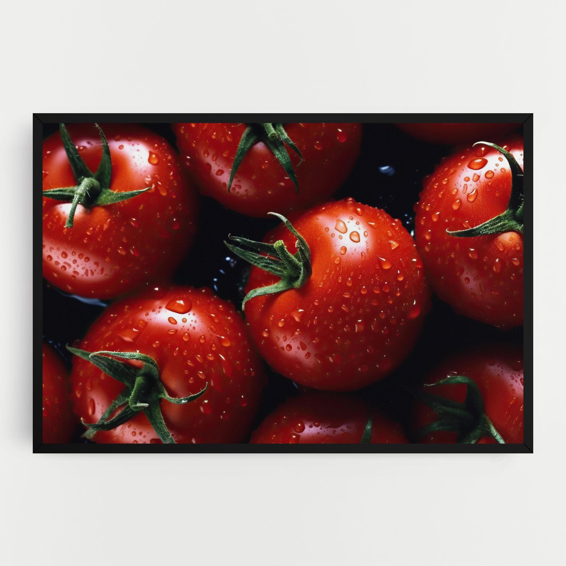 Tablou Canvas Red Wet Tomato mockup 0