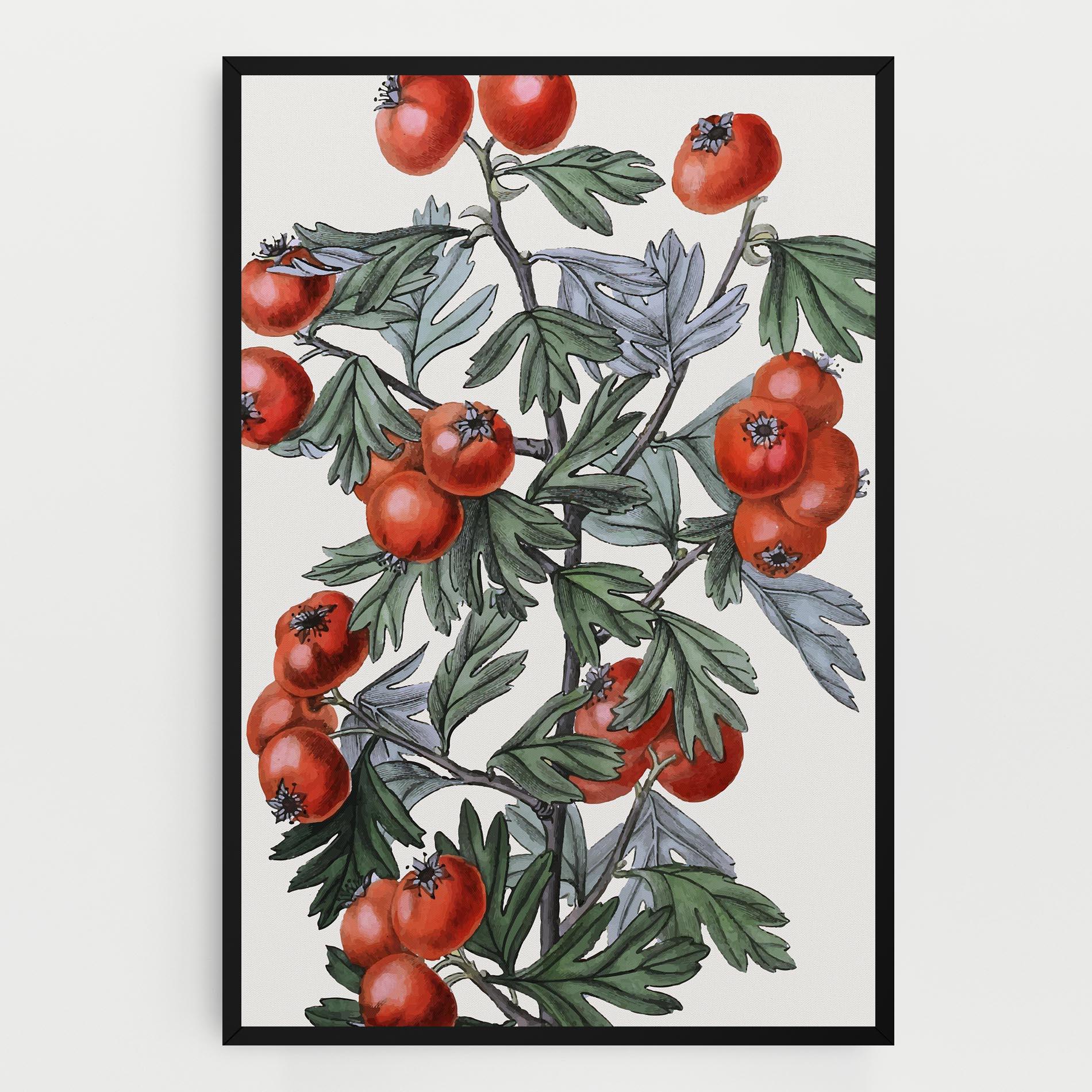 Tablou Canvas Cherry Drawing mockup 0
