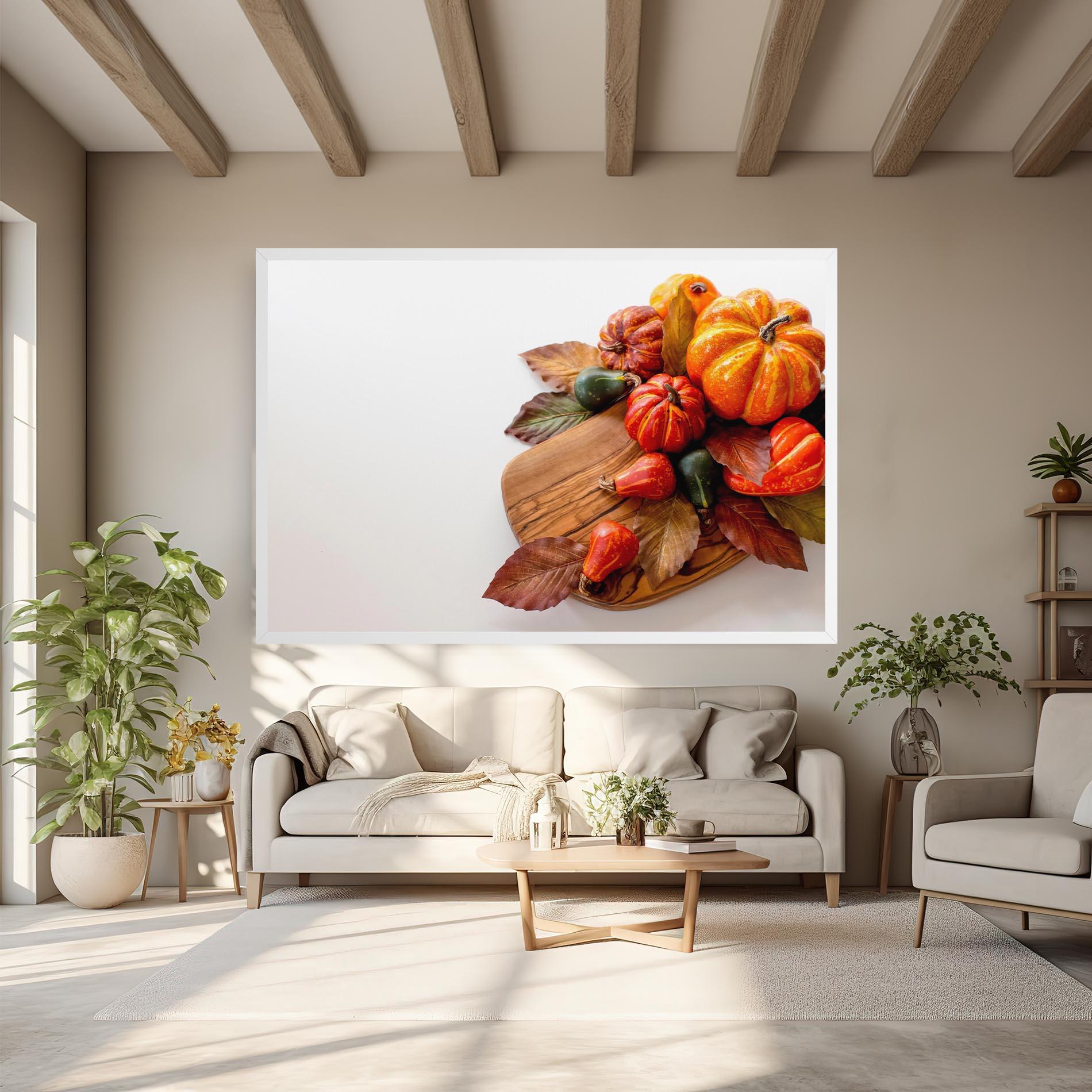 Tablou Canvas Autumn Pumpkins mockup 6