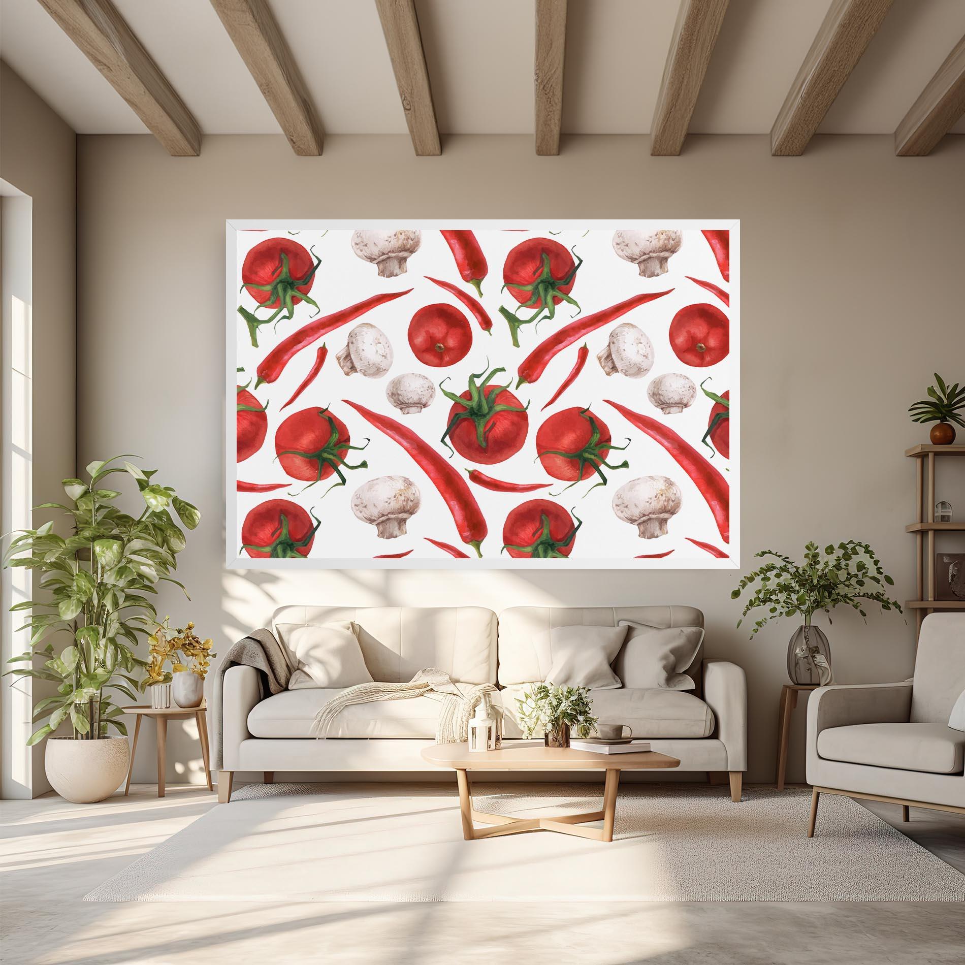 Tablou Canvas Floating Tomato mockup 6