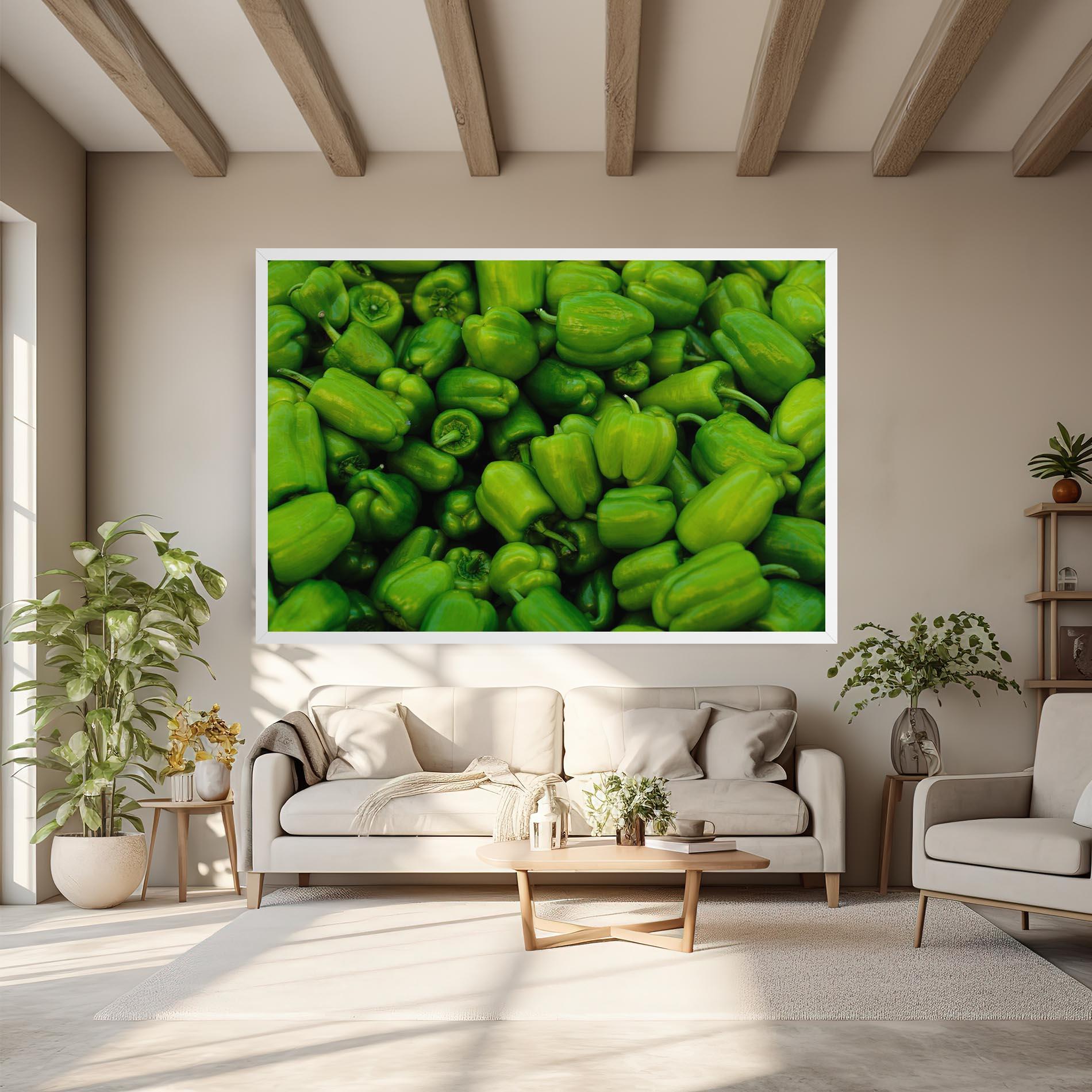 Tablou Canvas Green Bellpepper mockup 6