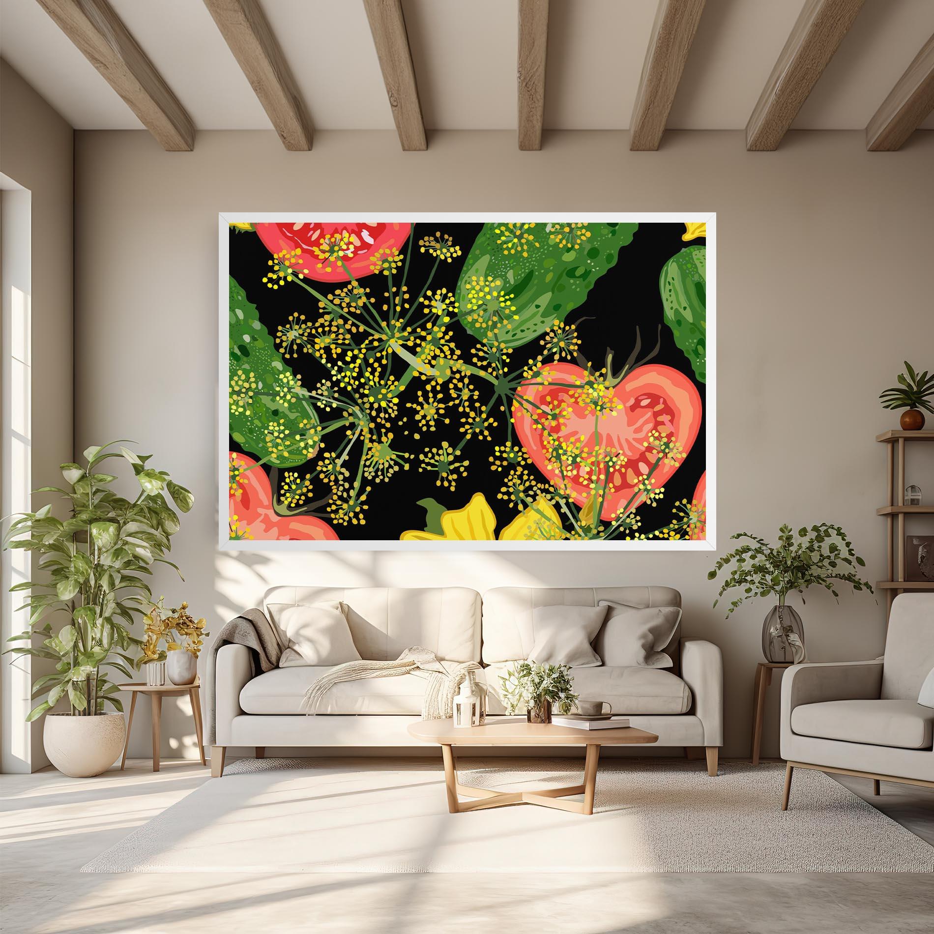 Tablou Canvas Heart Tomato mockup 6