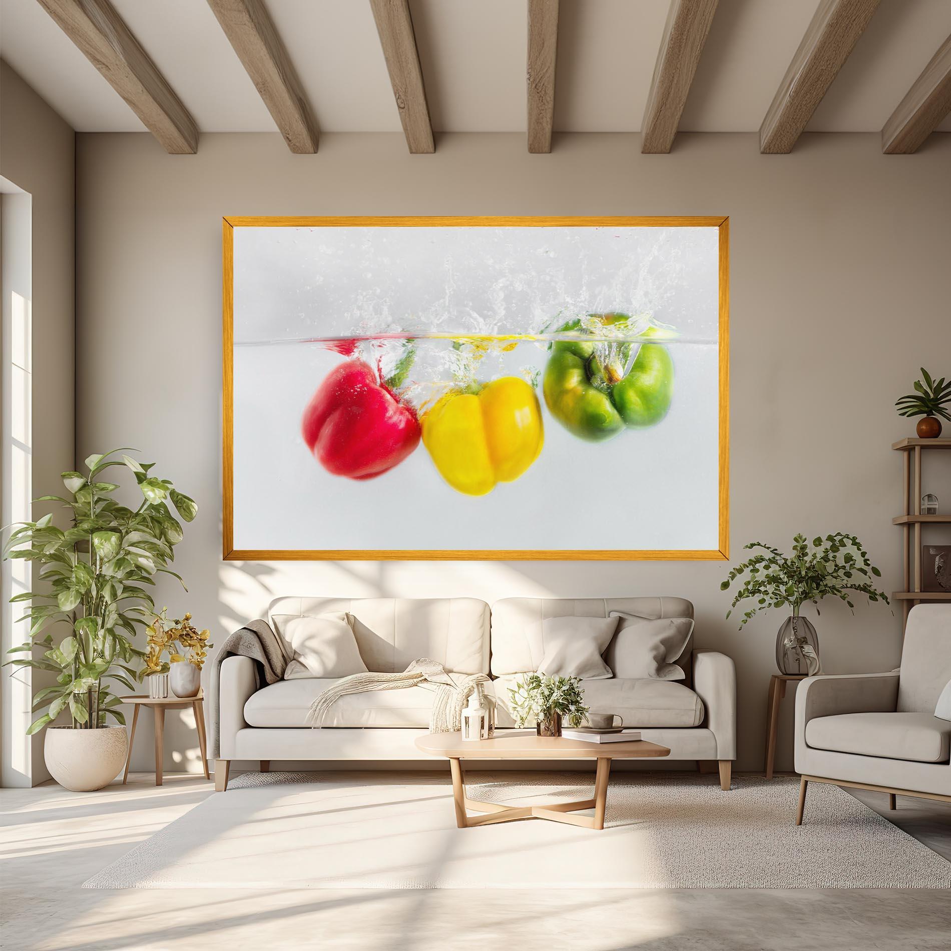 Tablou Canvas Colorful Bellpepper mockup 6