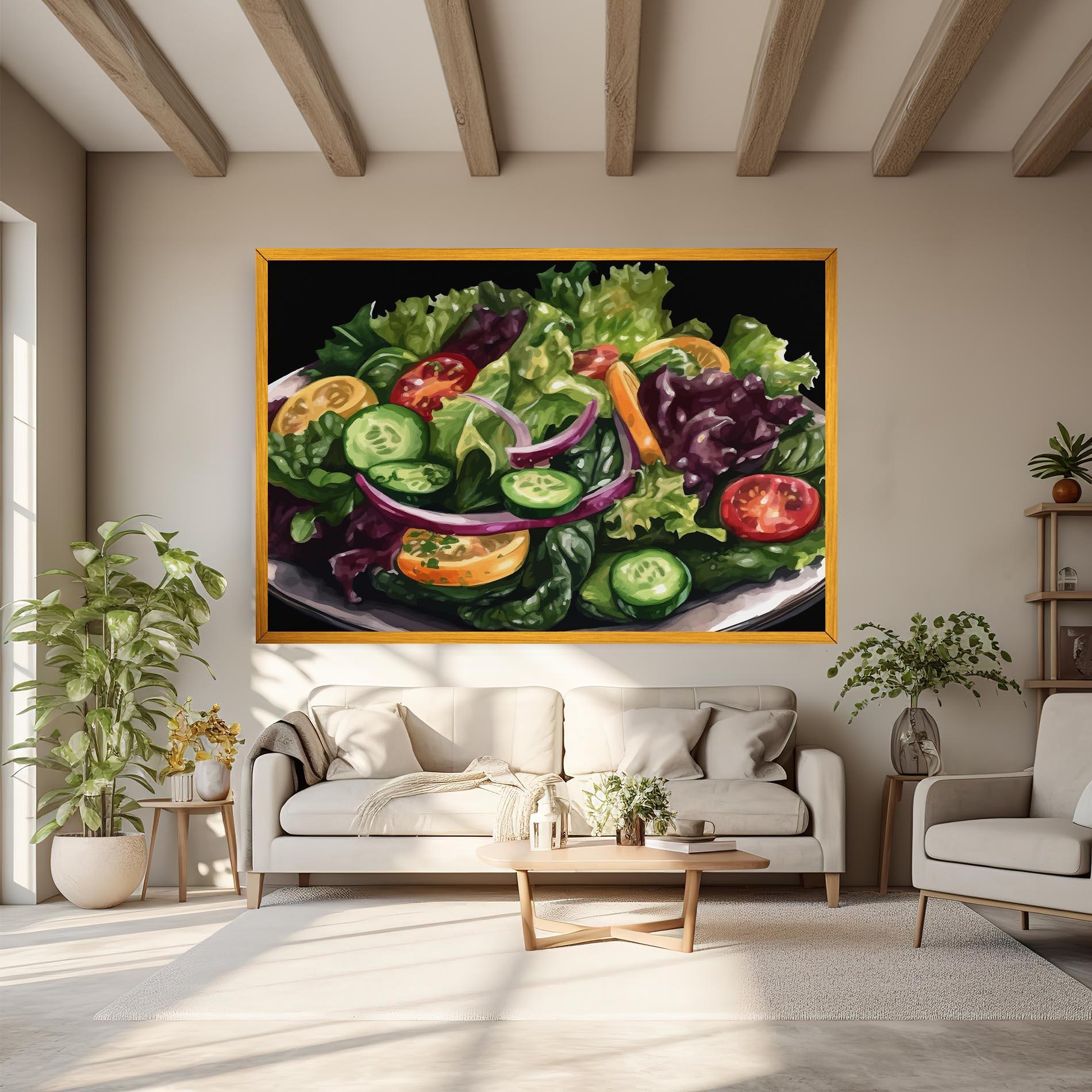 Tablou Canvas Cucumber Salad mockup 6