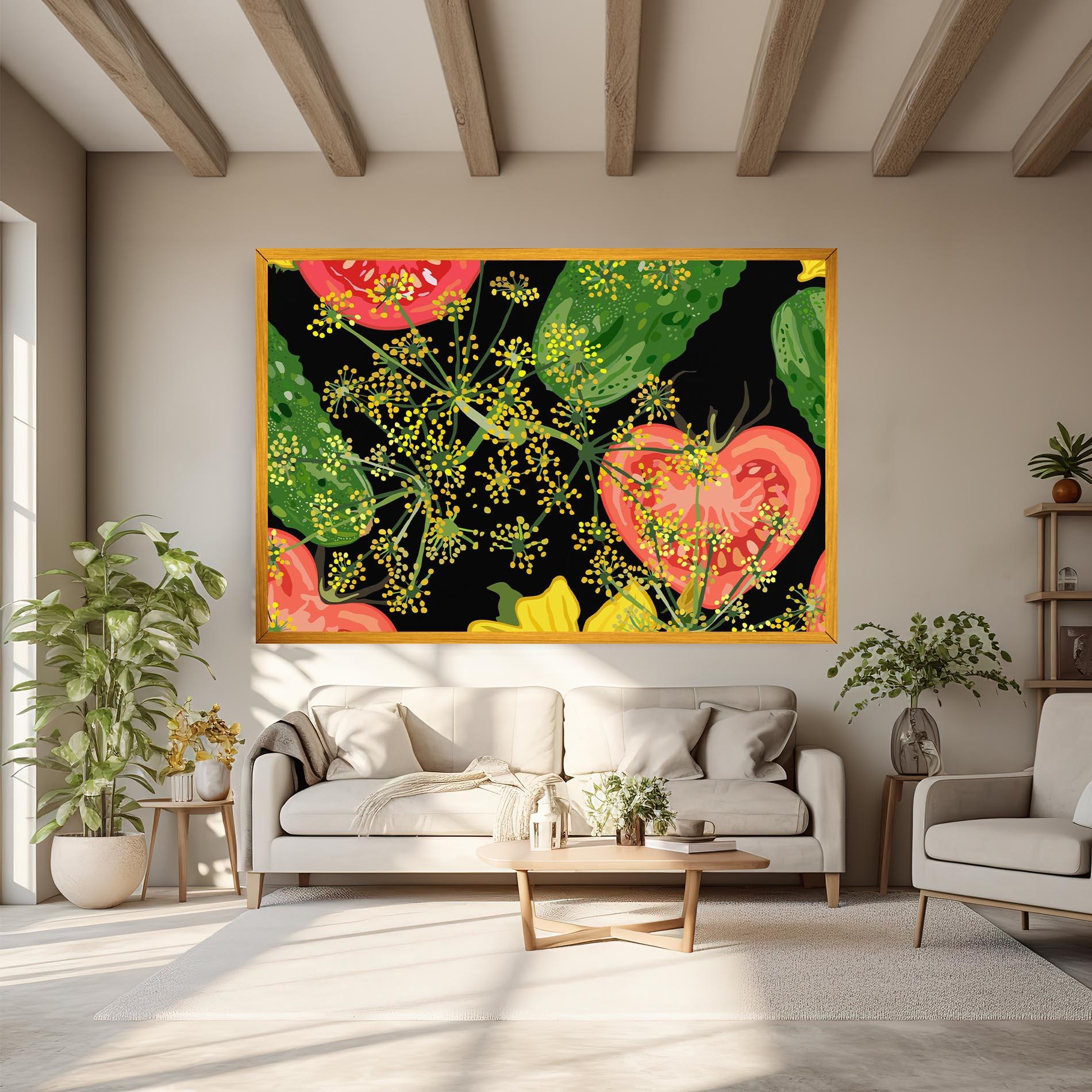 Tablou Canvas Heart Tomato mockup 6