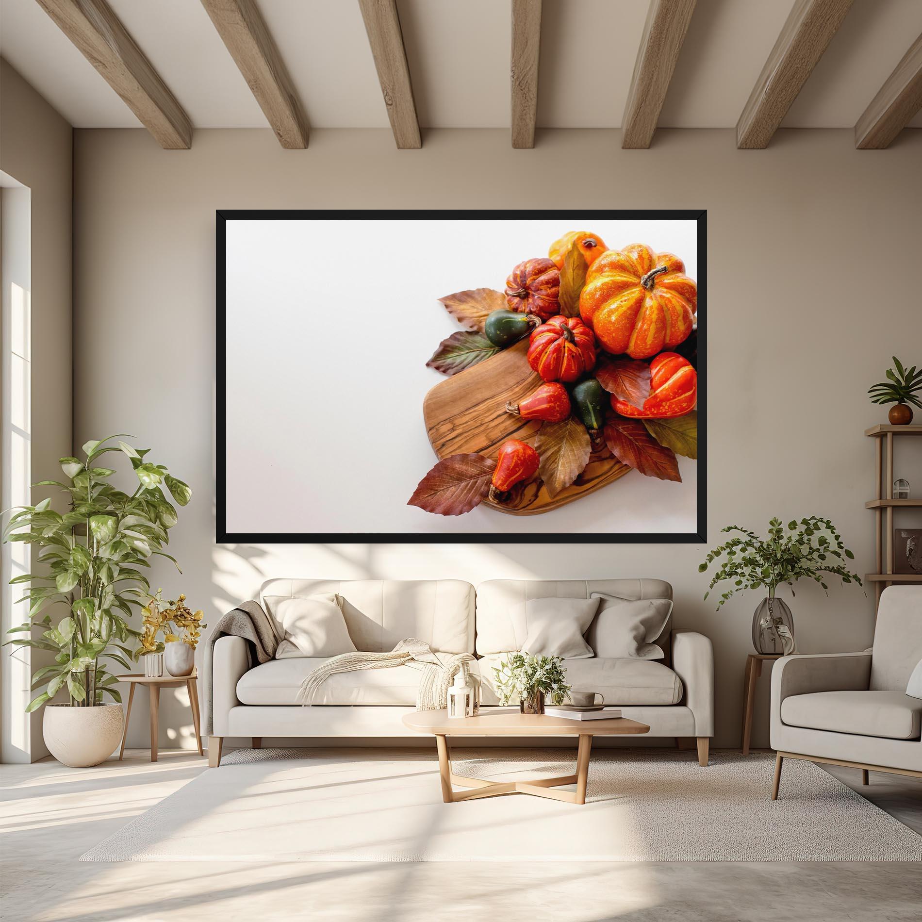 Tablou Canvas Autumn Pumpkins mockup 6