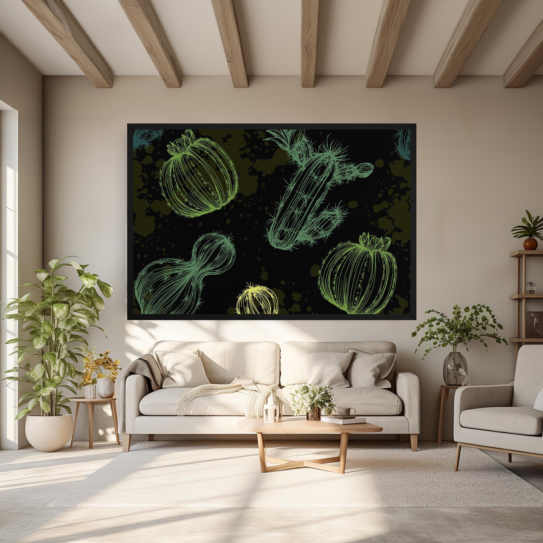 Tablou Canvas Cactus Art mockup 6