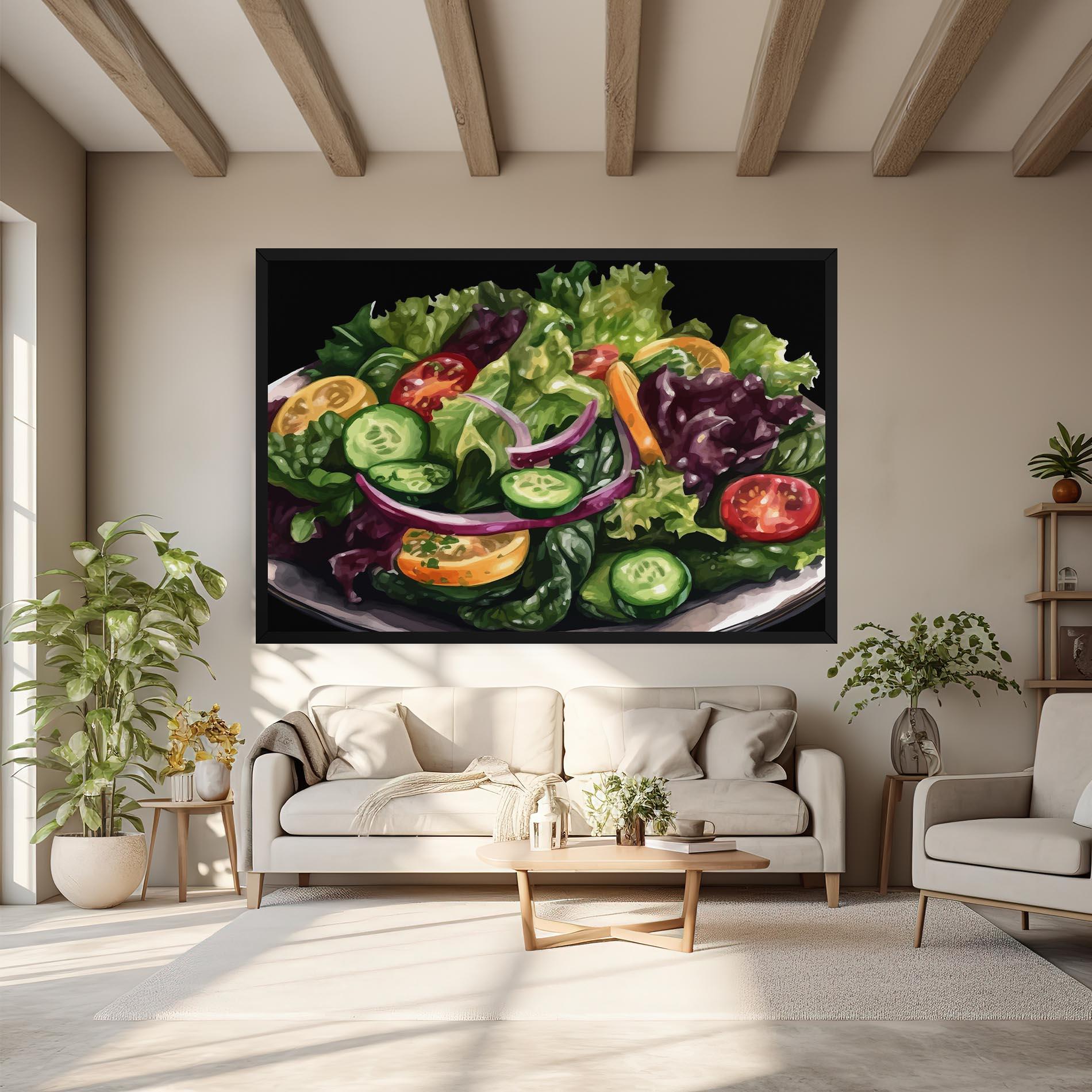 Tablou Canvas Cucumber Salad mockup 6